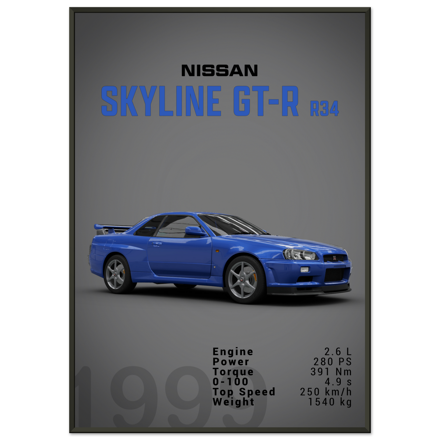 Nissan Skyline GT-R R34 (NISSAN05D)