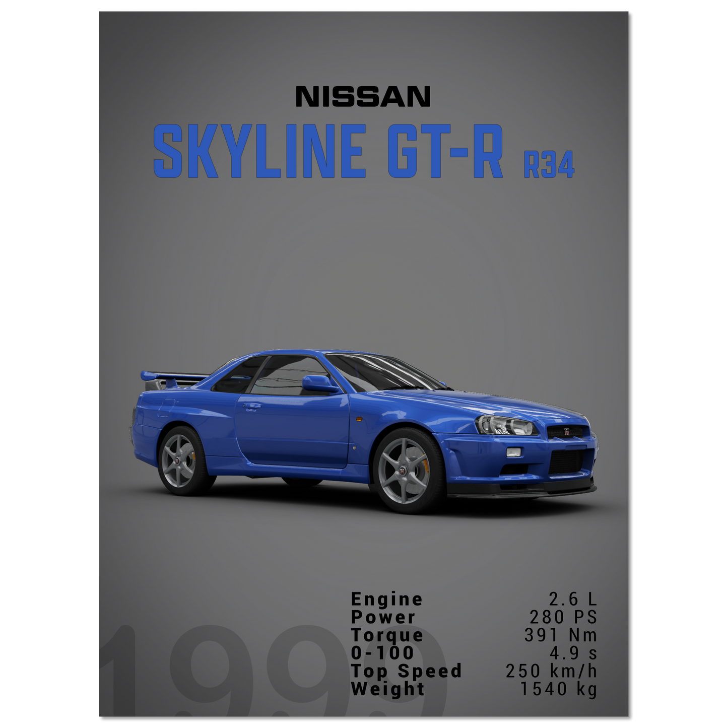 Nissan Skyline GT-R R34 (NISSAN05D)