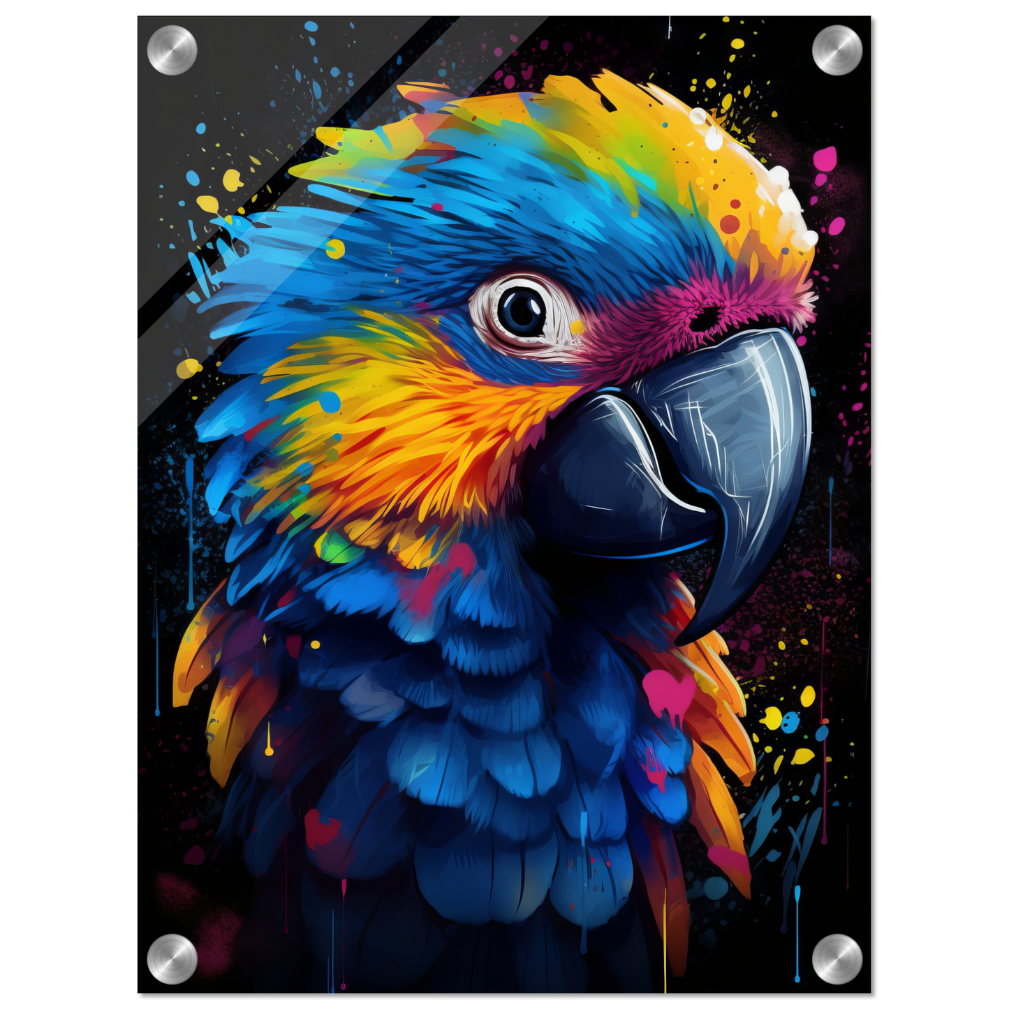 Bird parrot pop art (BIRD28)