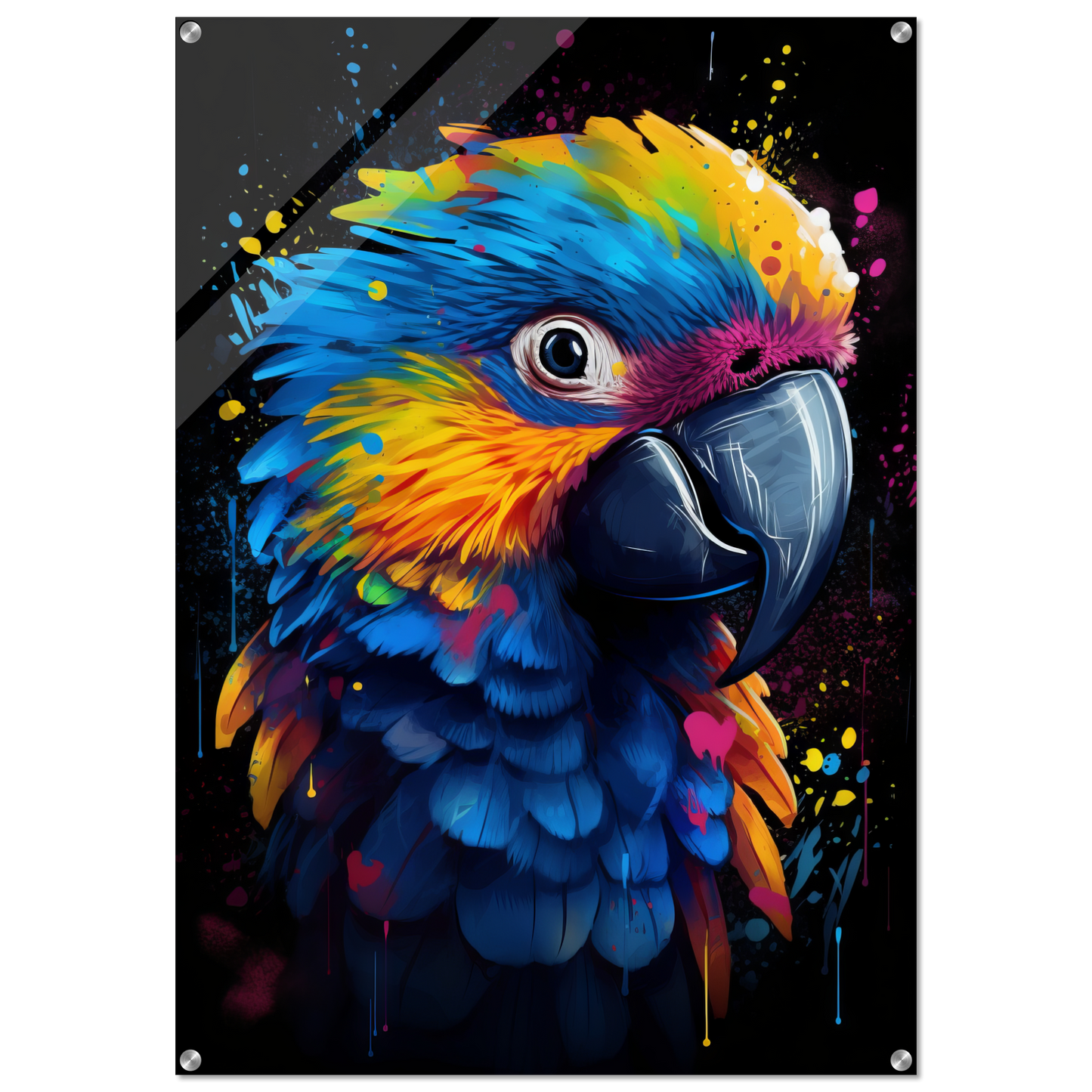 Bird parrot pop art (BIRD28)