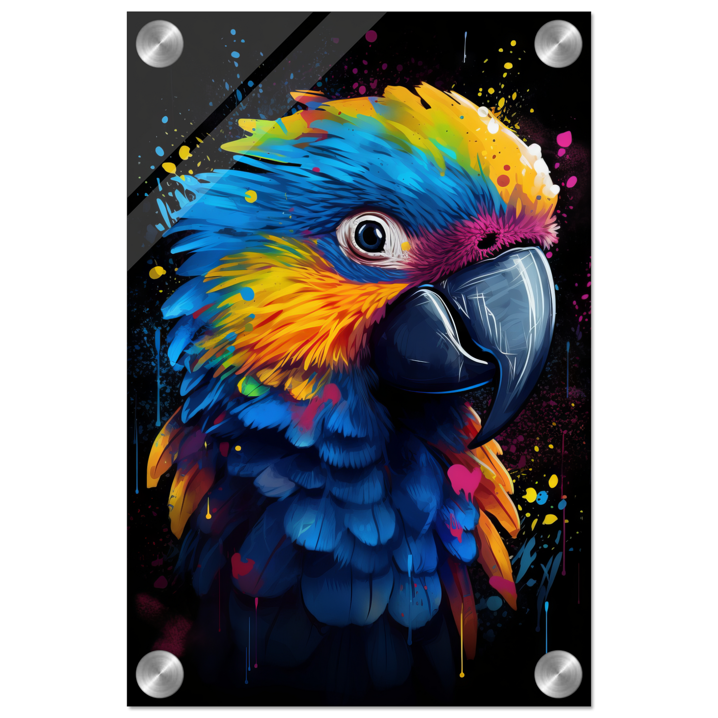 Bird parrot pop art (BIRD28)