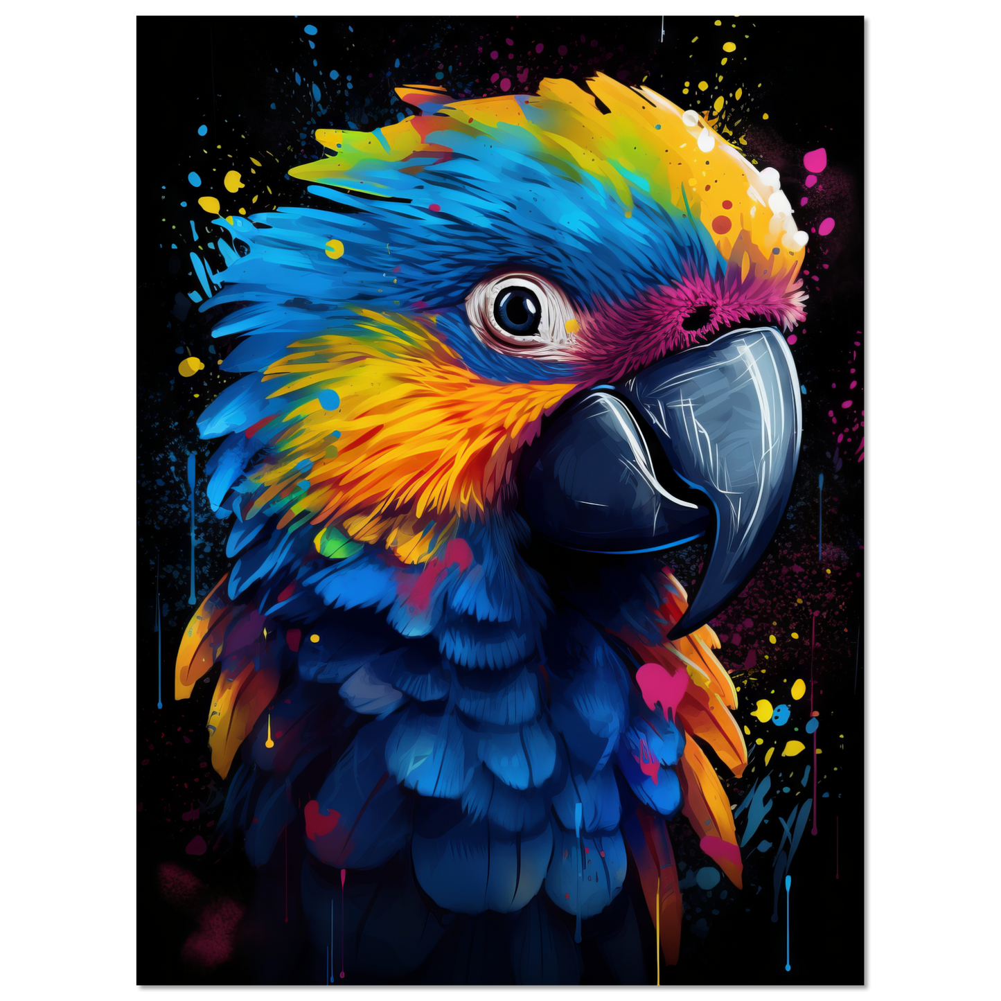 Bird parrot pop art (BIRD28)