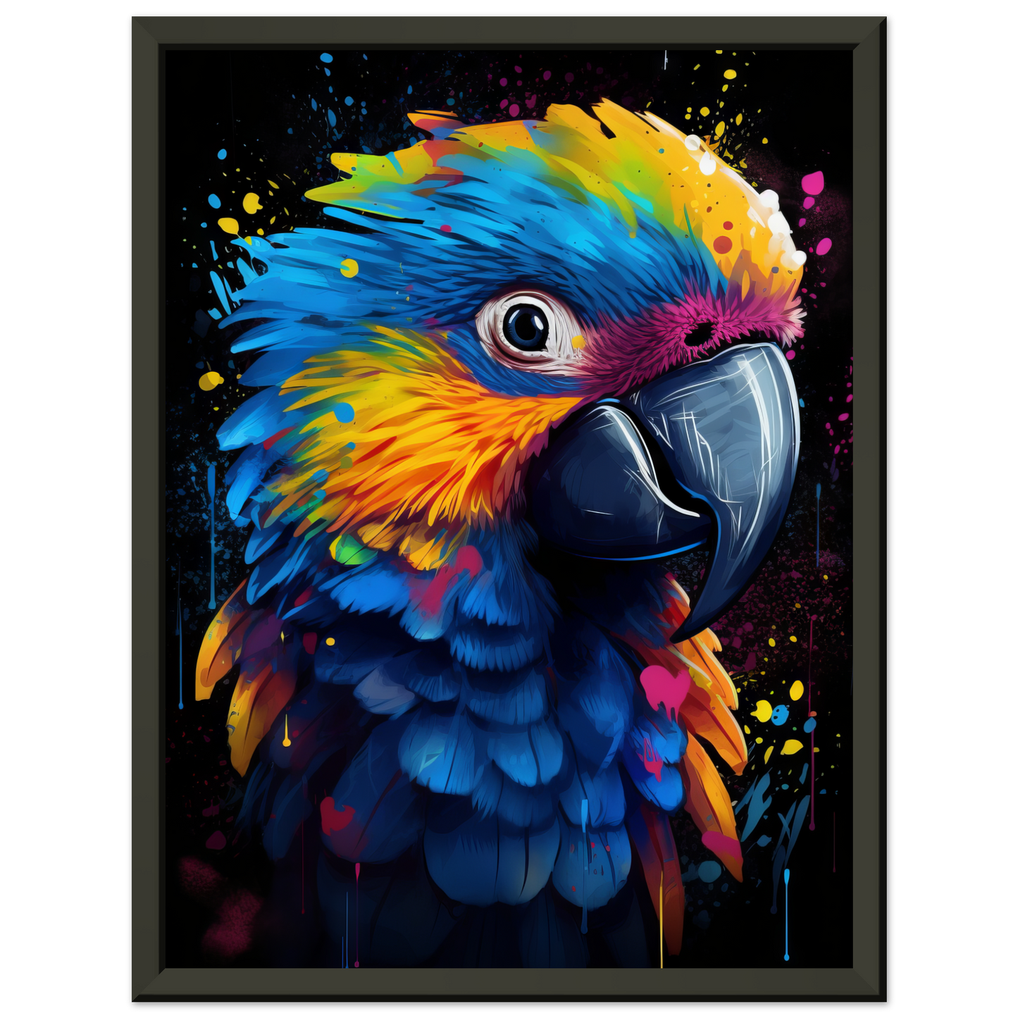 Bird parrot pop art (BIRD28)