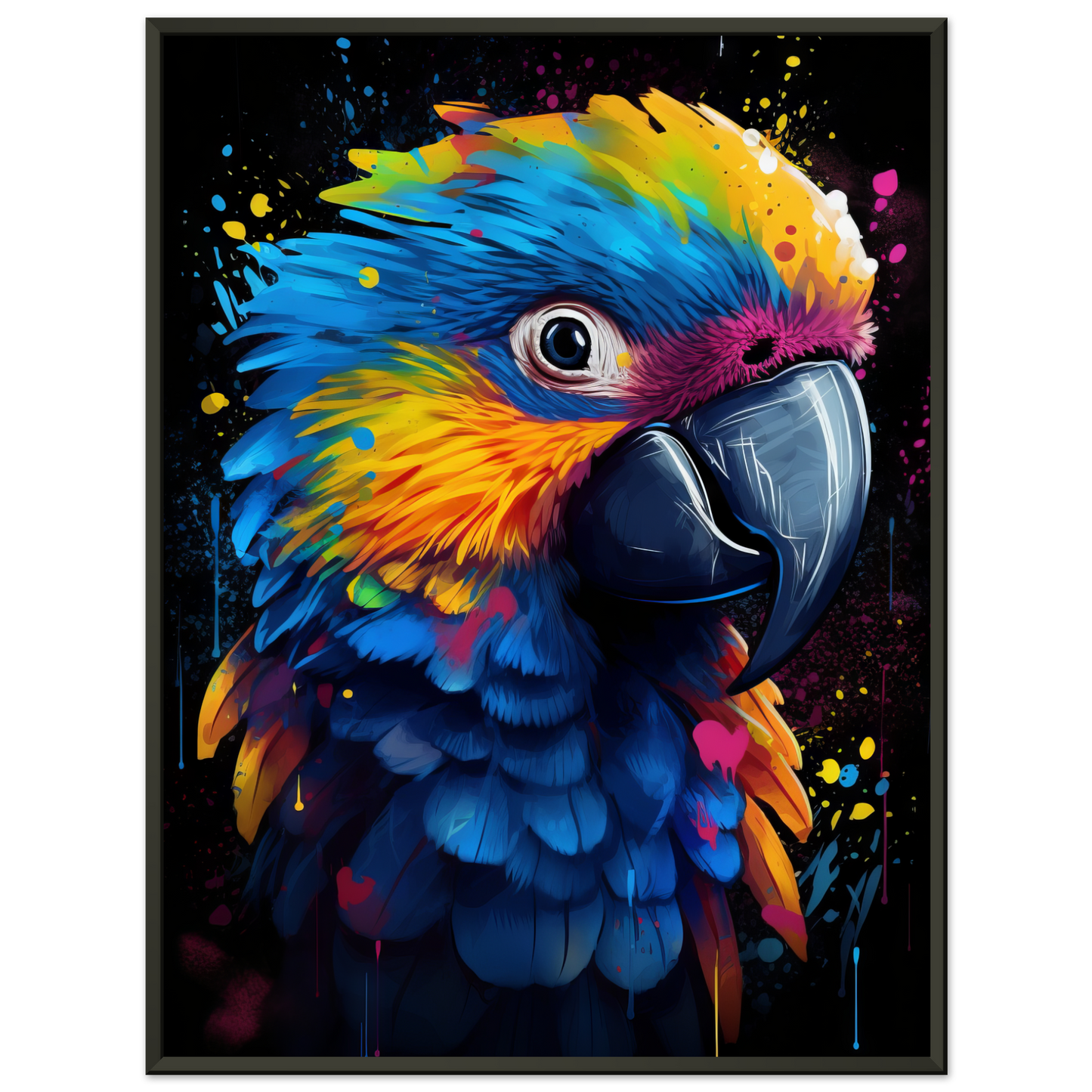 Bird parrot pop art (BIRD28)