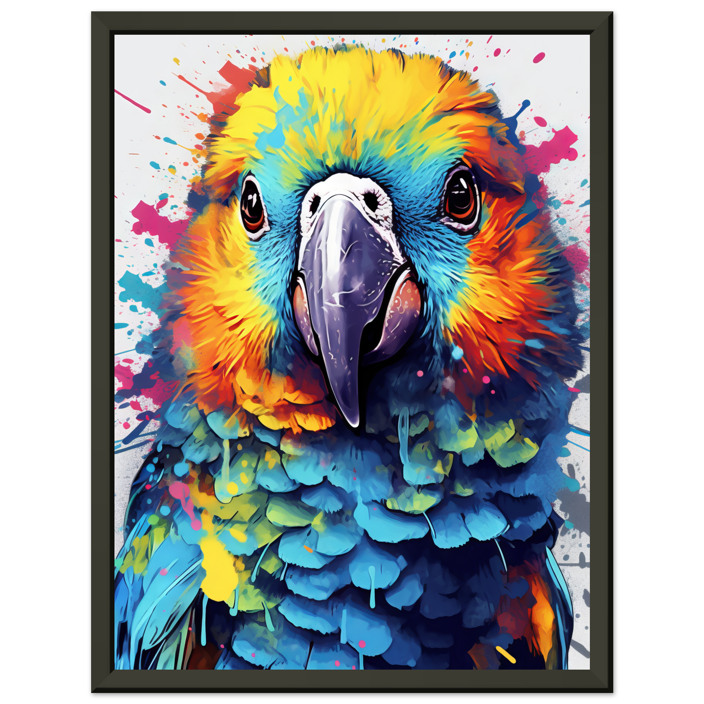 Vogel Papagei Pop-Art (BIRD30)