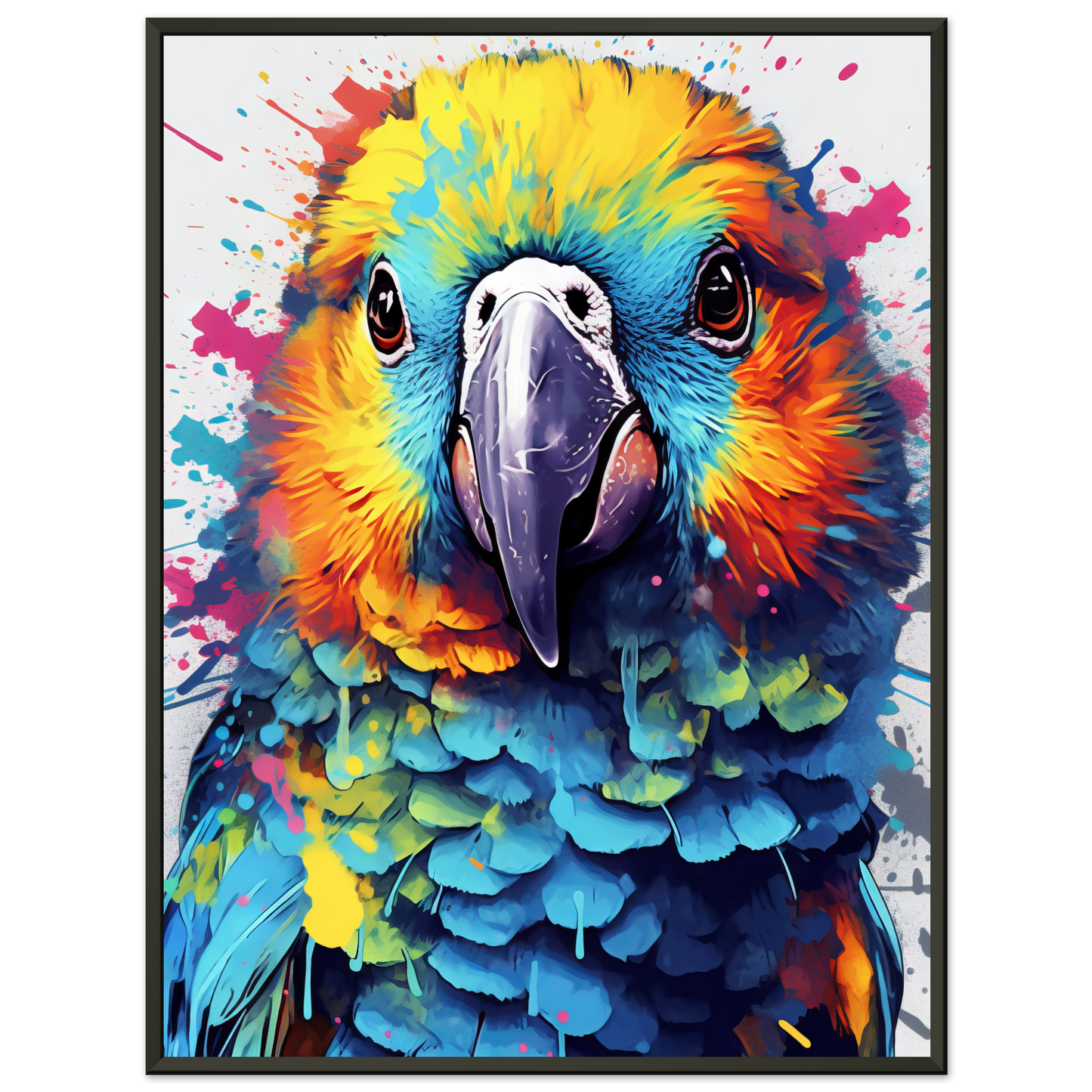 Vogel Papagei Pop-Art (BIRD30)