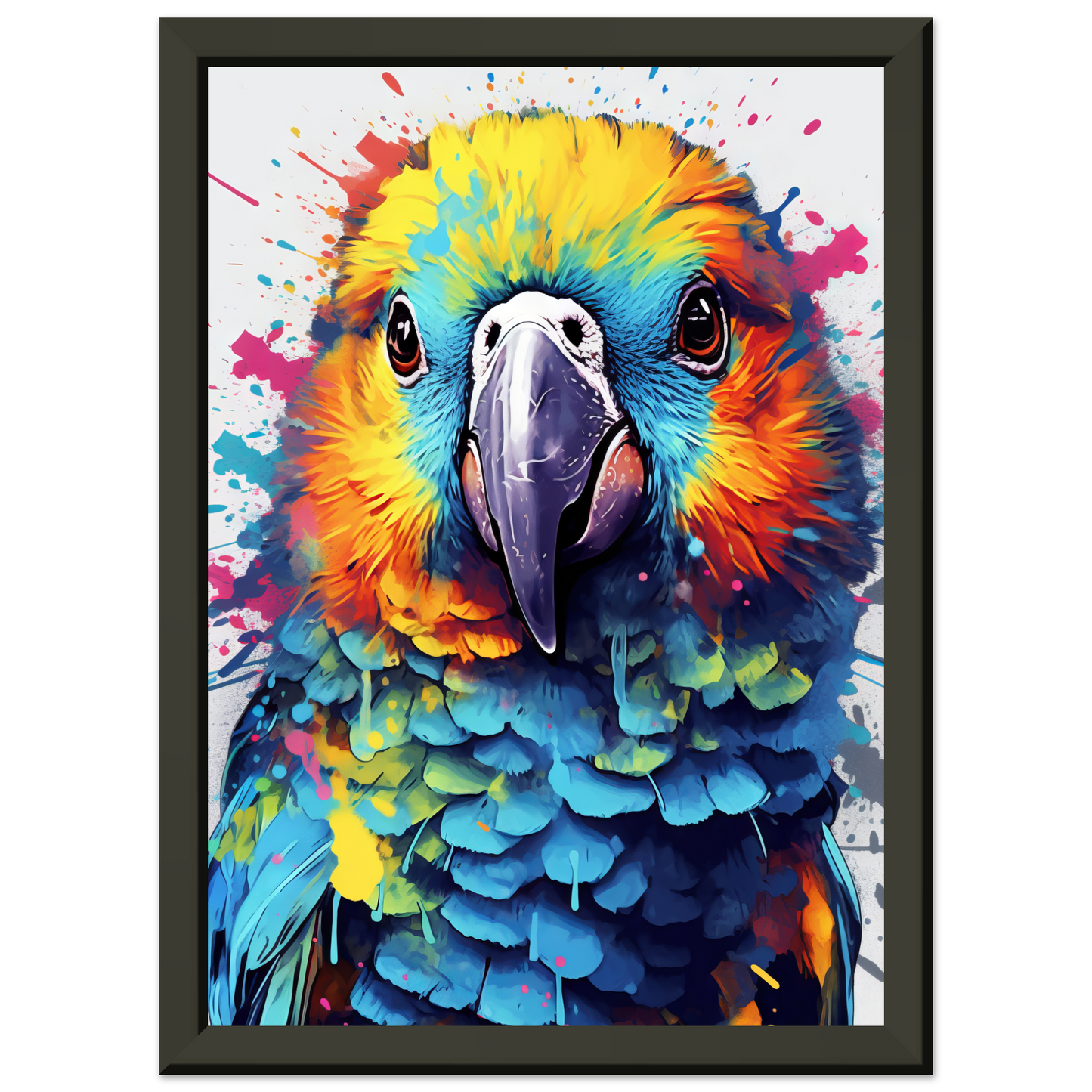 Vogel Papagei Pop-Art (BIRD30)