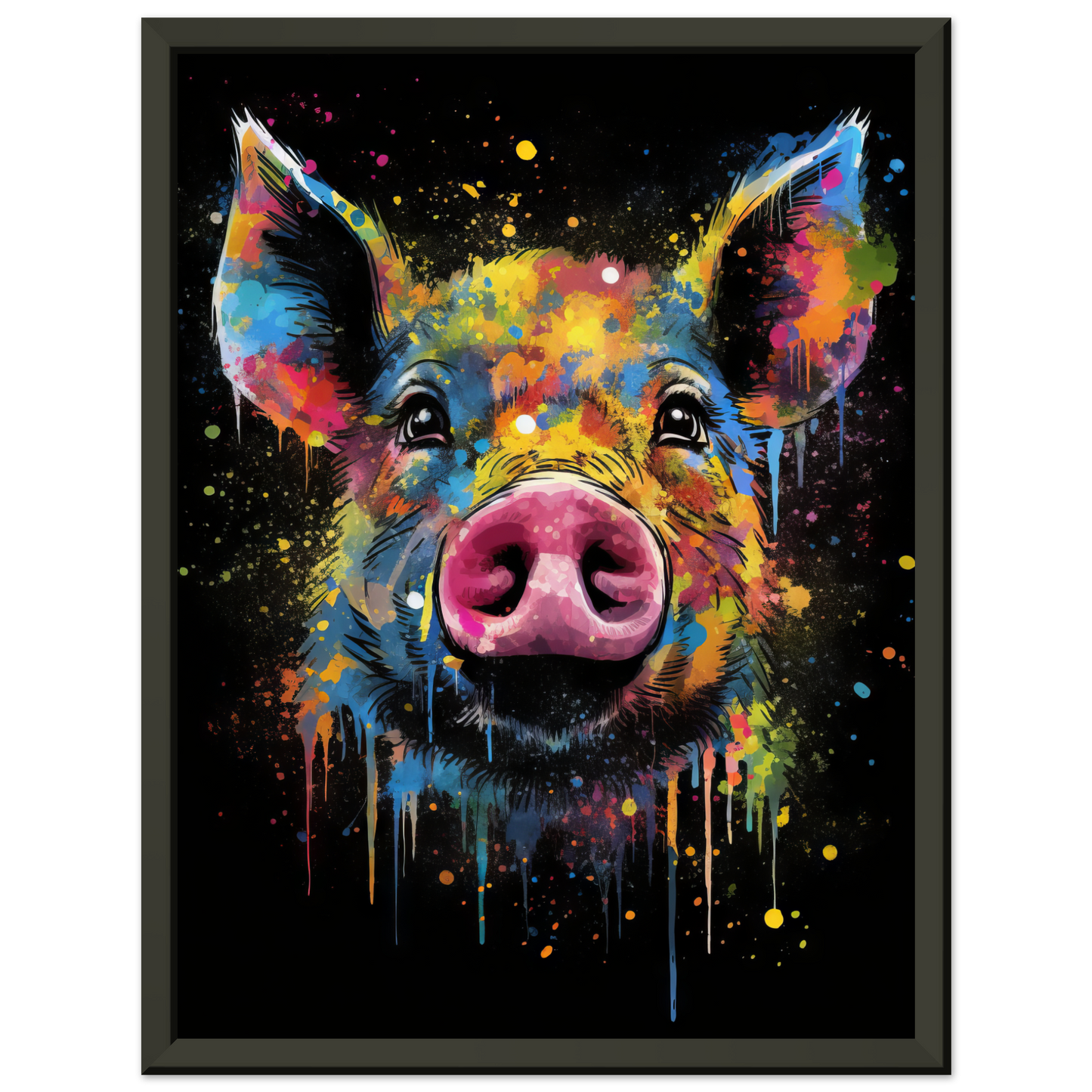 Schweine Schwein (Pop-Art) (PIG02)