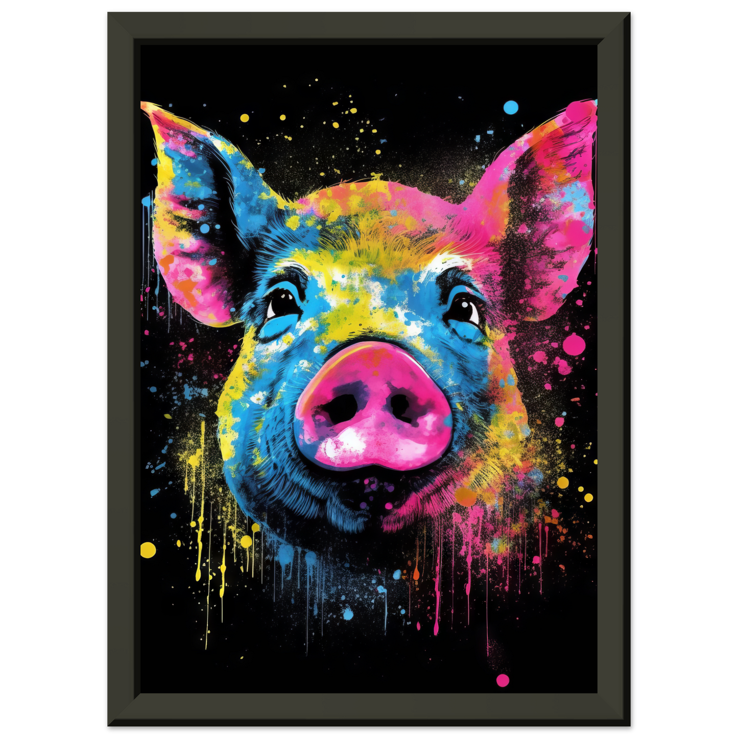 Schweine Schwein (Pop-Art) (PIG03)