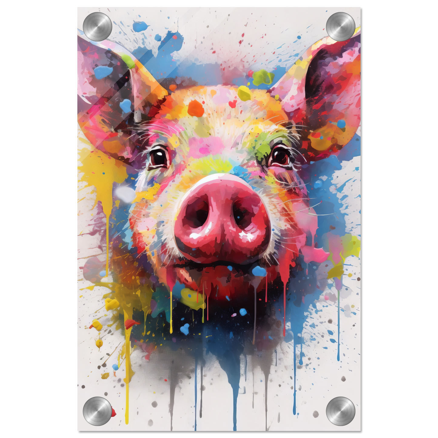 Schweine Schwein (Pop-Art) (PIG05)