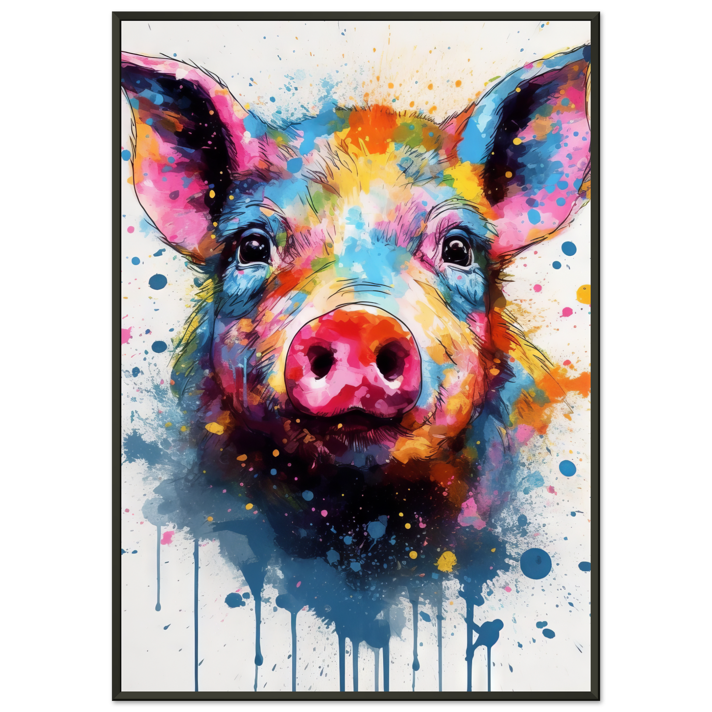Schweine Schwein (Pop-Art) (PIG06)
