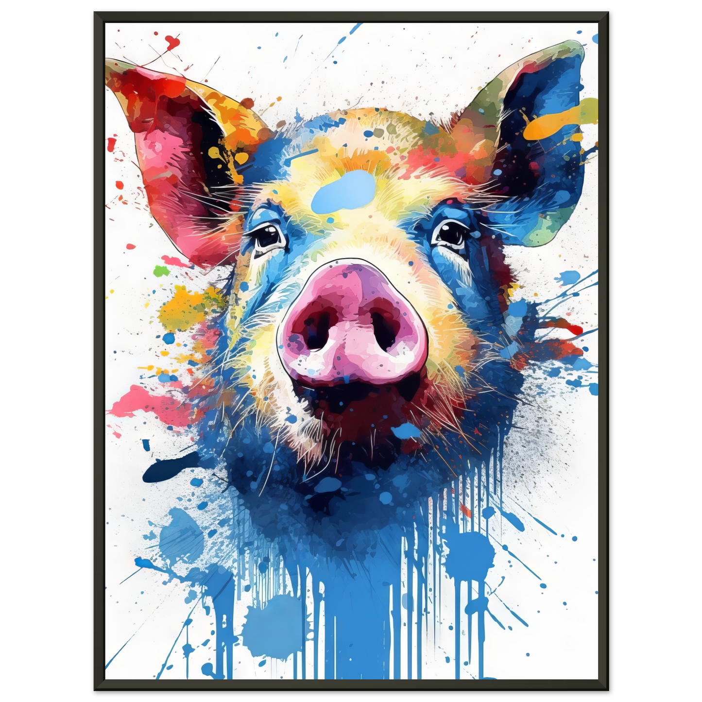 Schweine Schwein (Pop-Art) (PIG07)