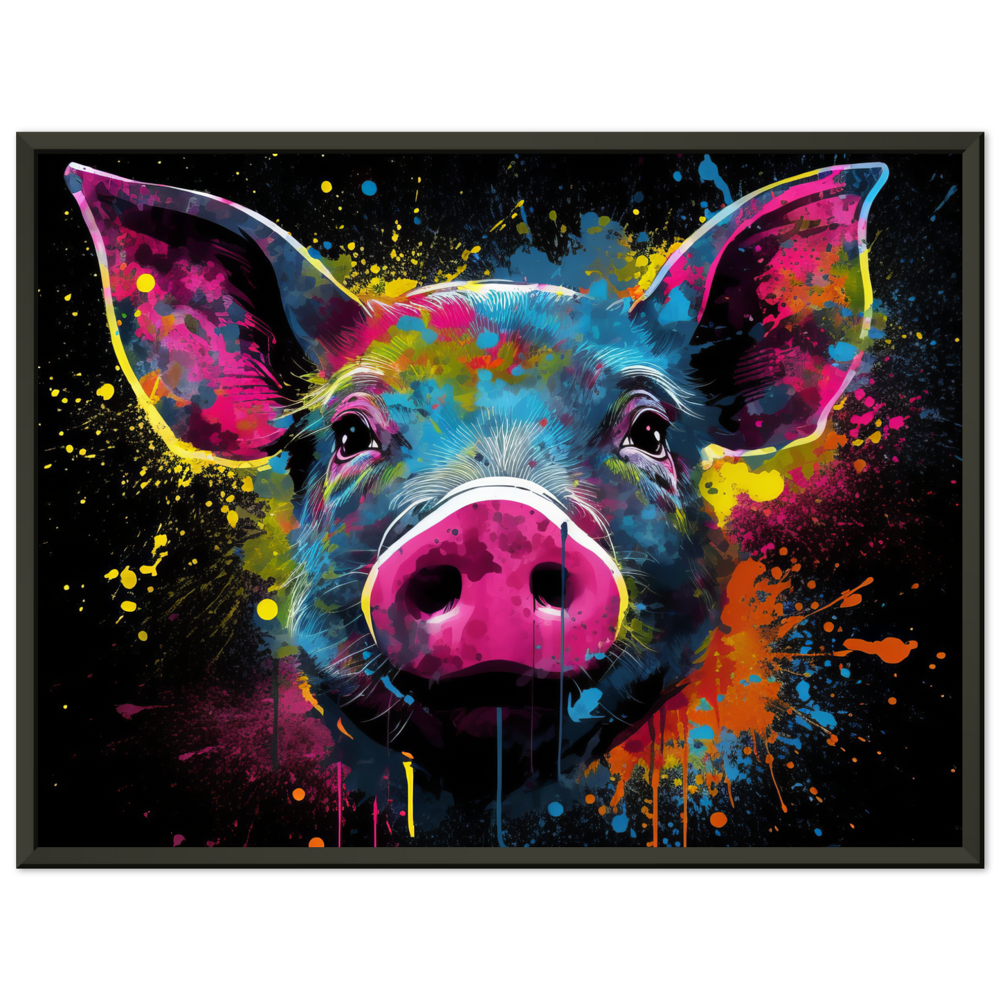Schweine Schwein Pop-Art (PIG11)