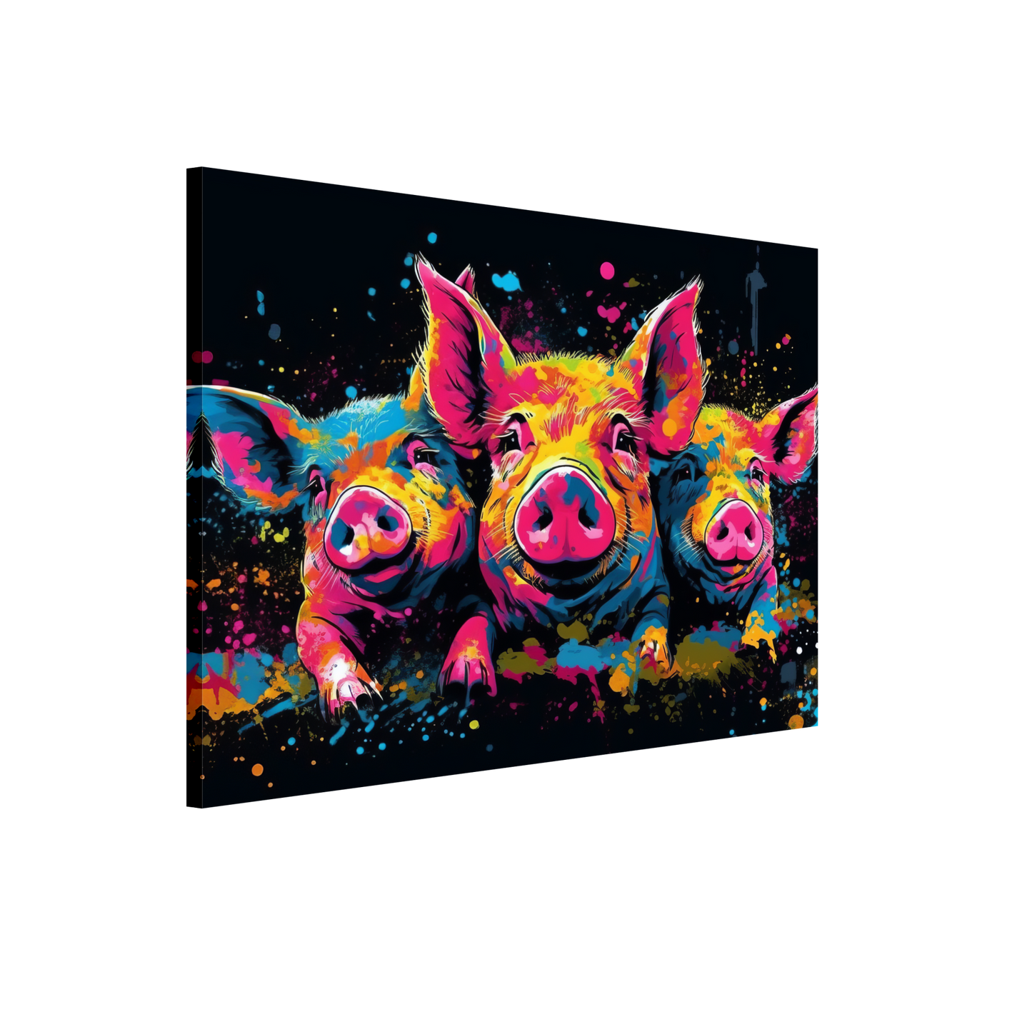Schweine Schwein Pop-Art (PIG12)