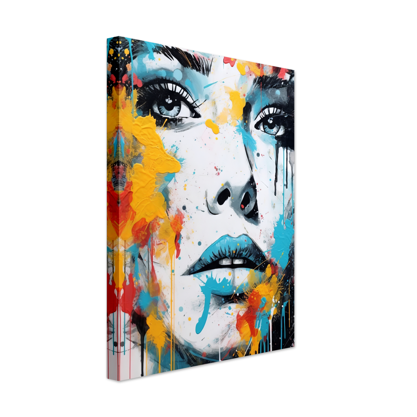 Woman face pop art (POP30)