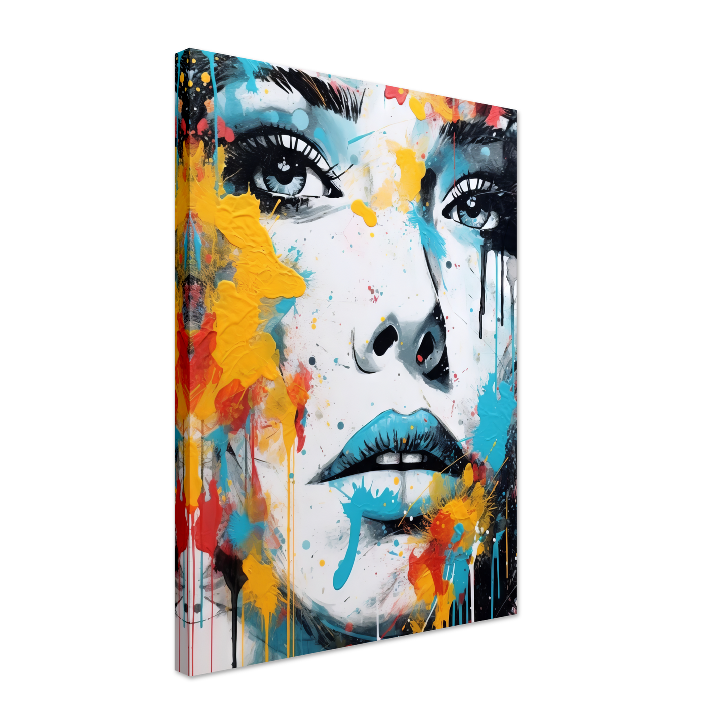 Woman face pop art (POP30)