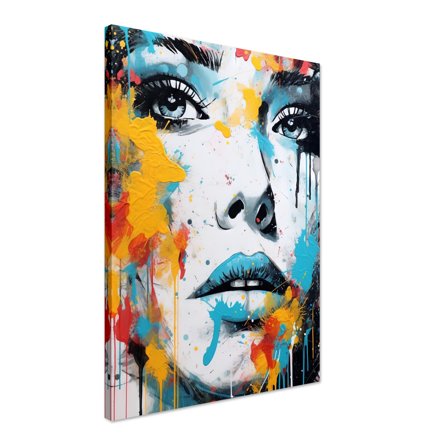 Woman face pop art (POP30)