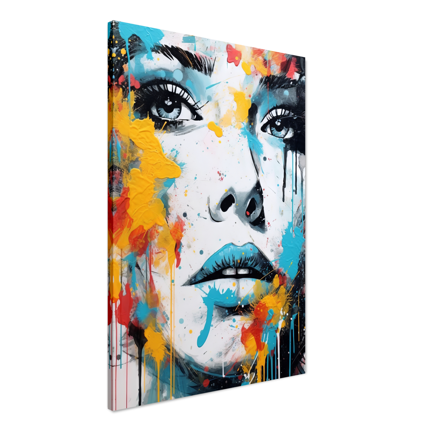 Woman face pop art (POP30)