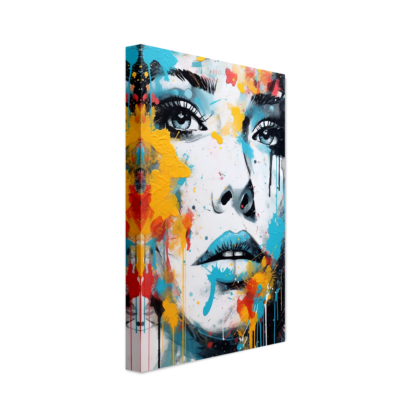 Woman face pop art (POP30)