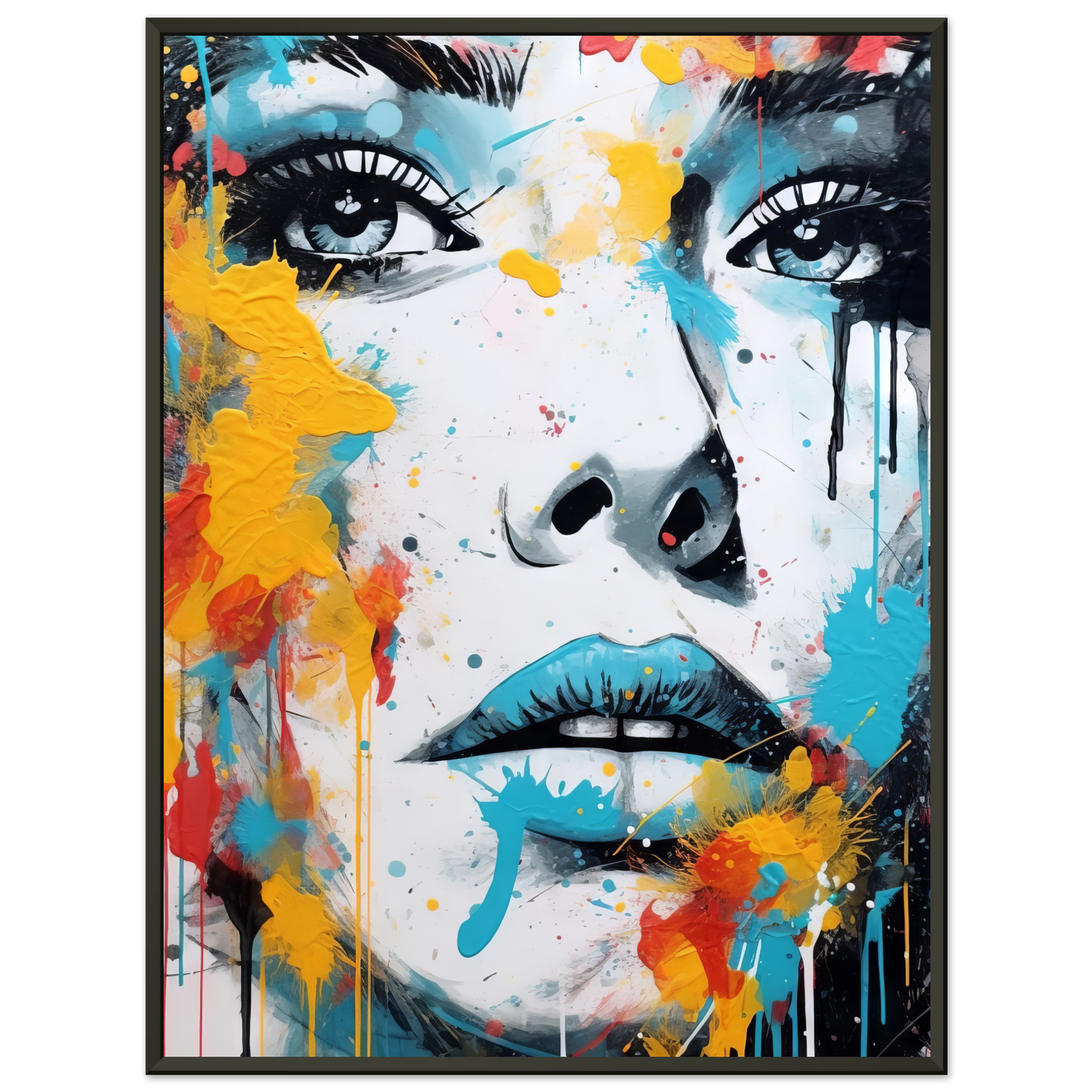 Woman face pop art (POP30)
