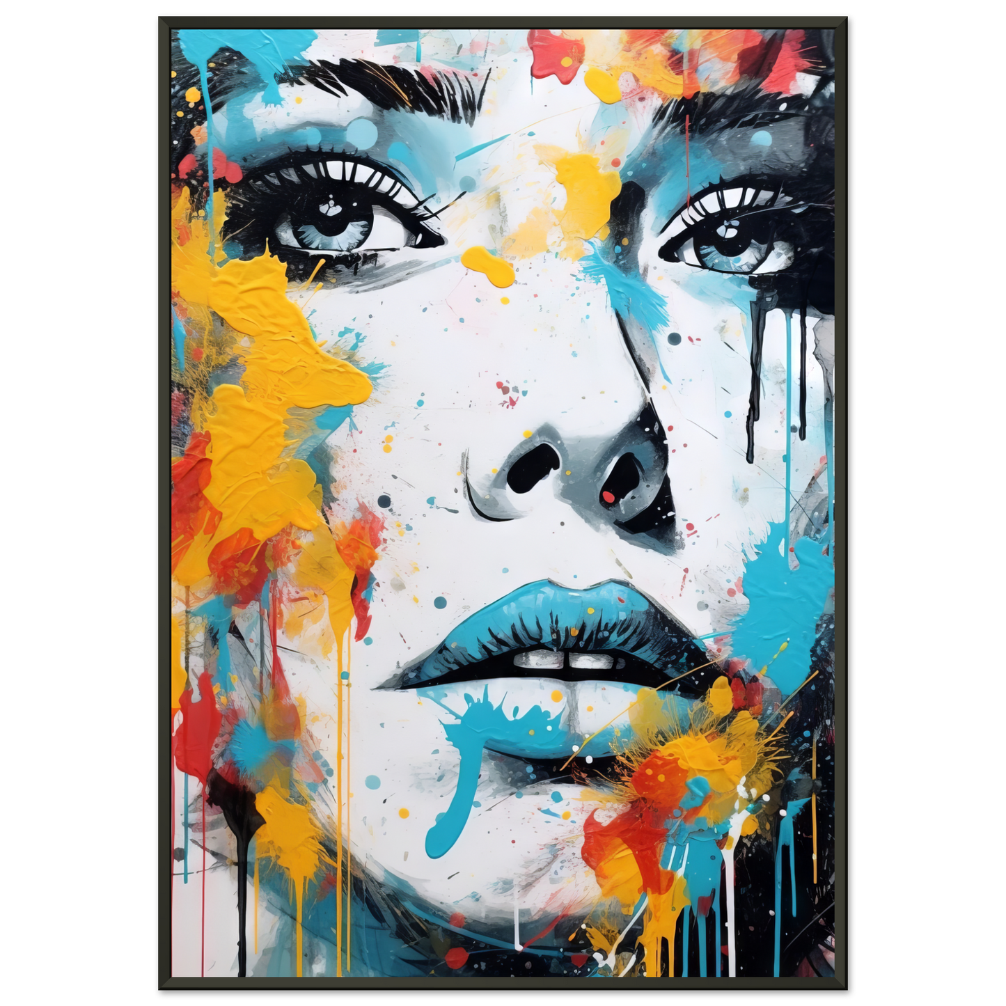 Woman face pop art (POP30)