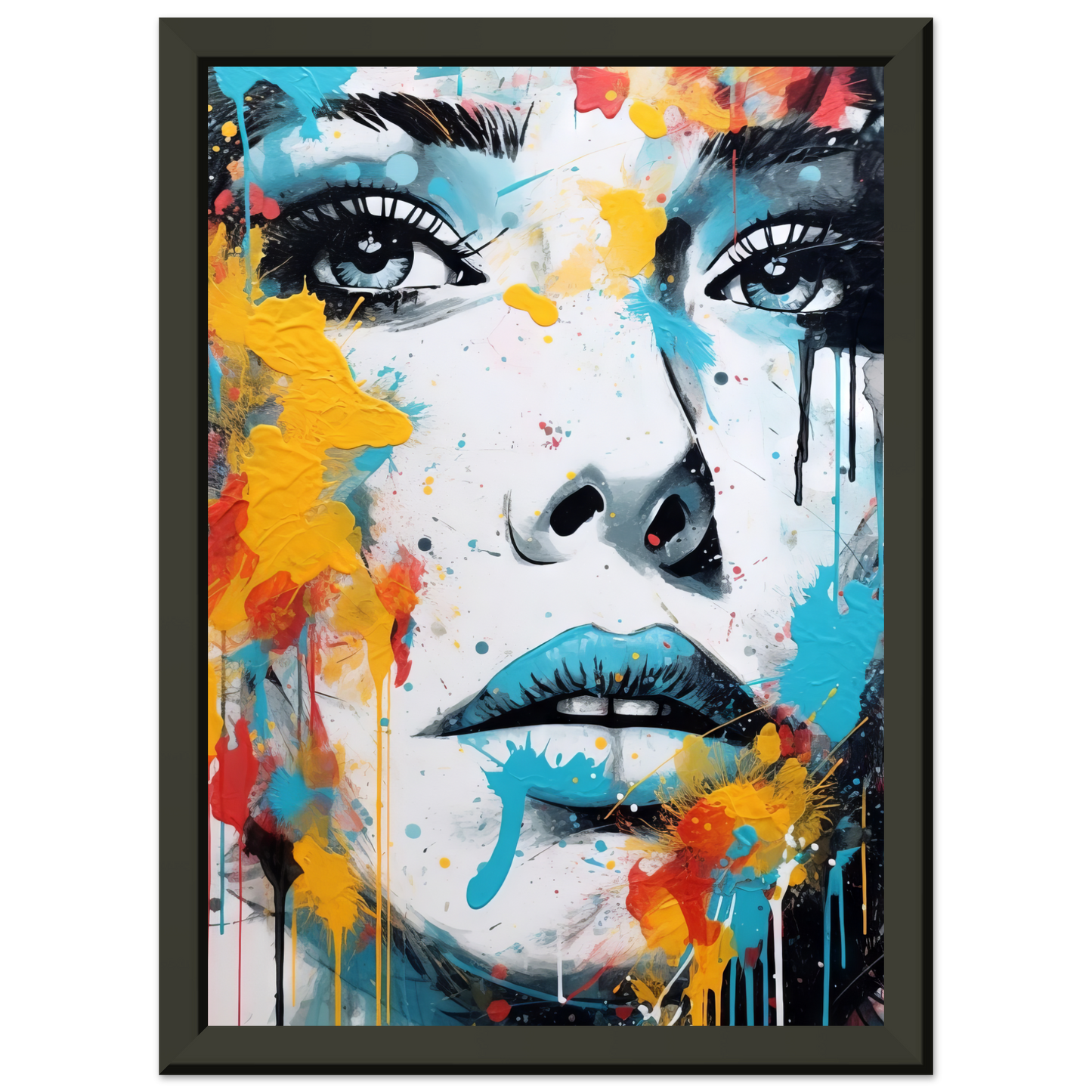 Frau Gesicht Pop-Art (POP30)