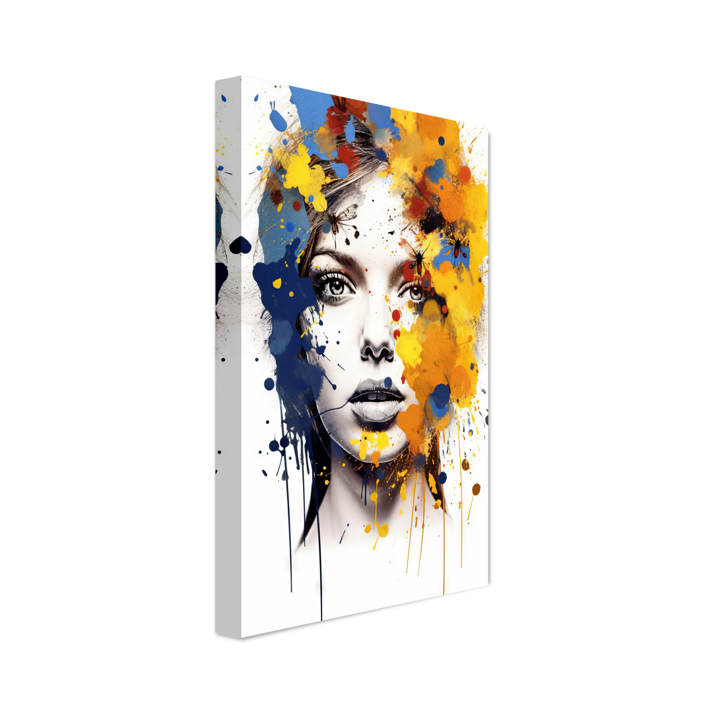 Woman butterflies pop art (POP31)