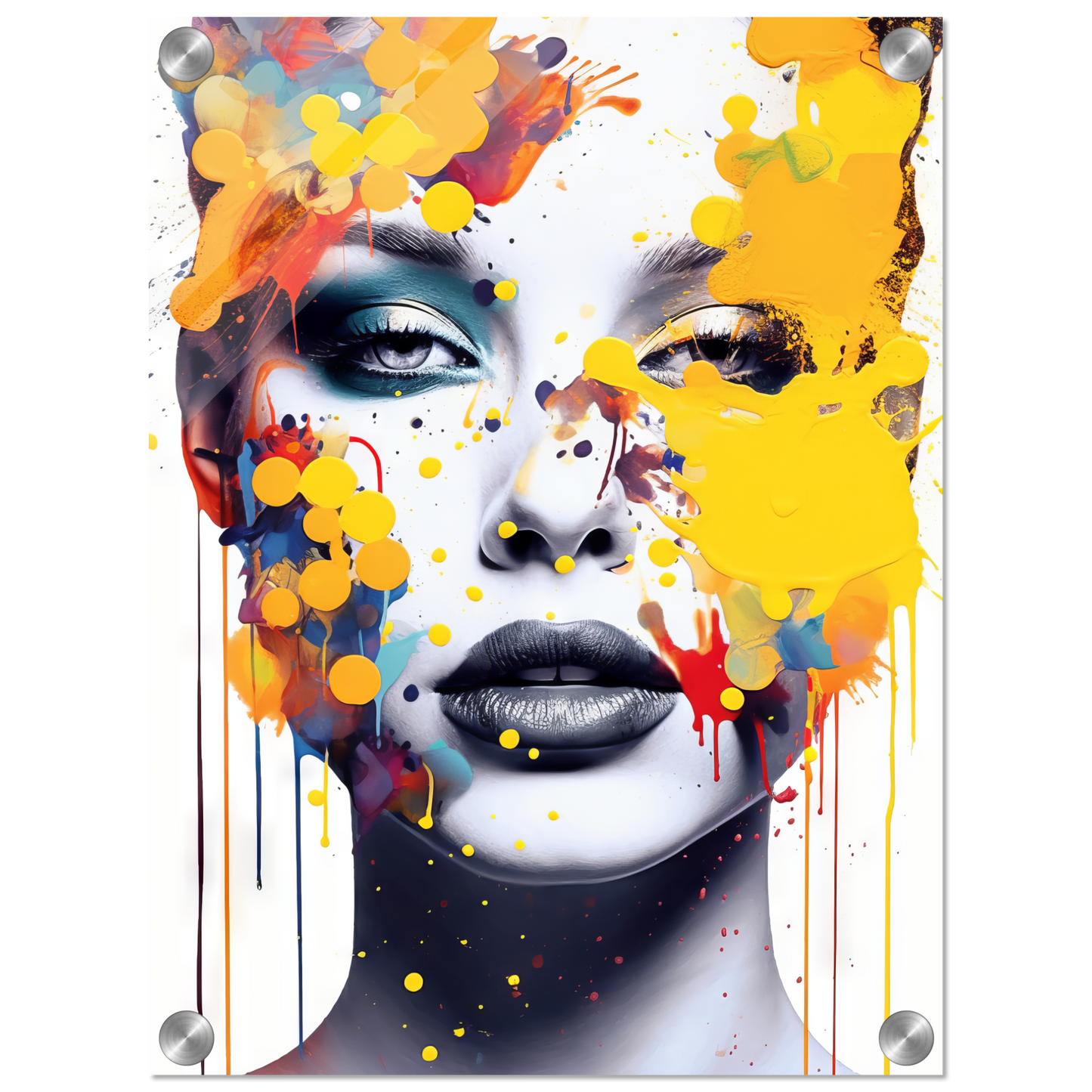 Woman insects pop art (POP32)