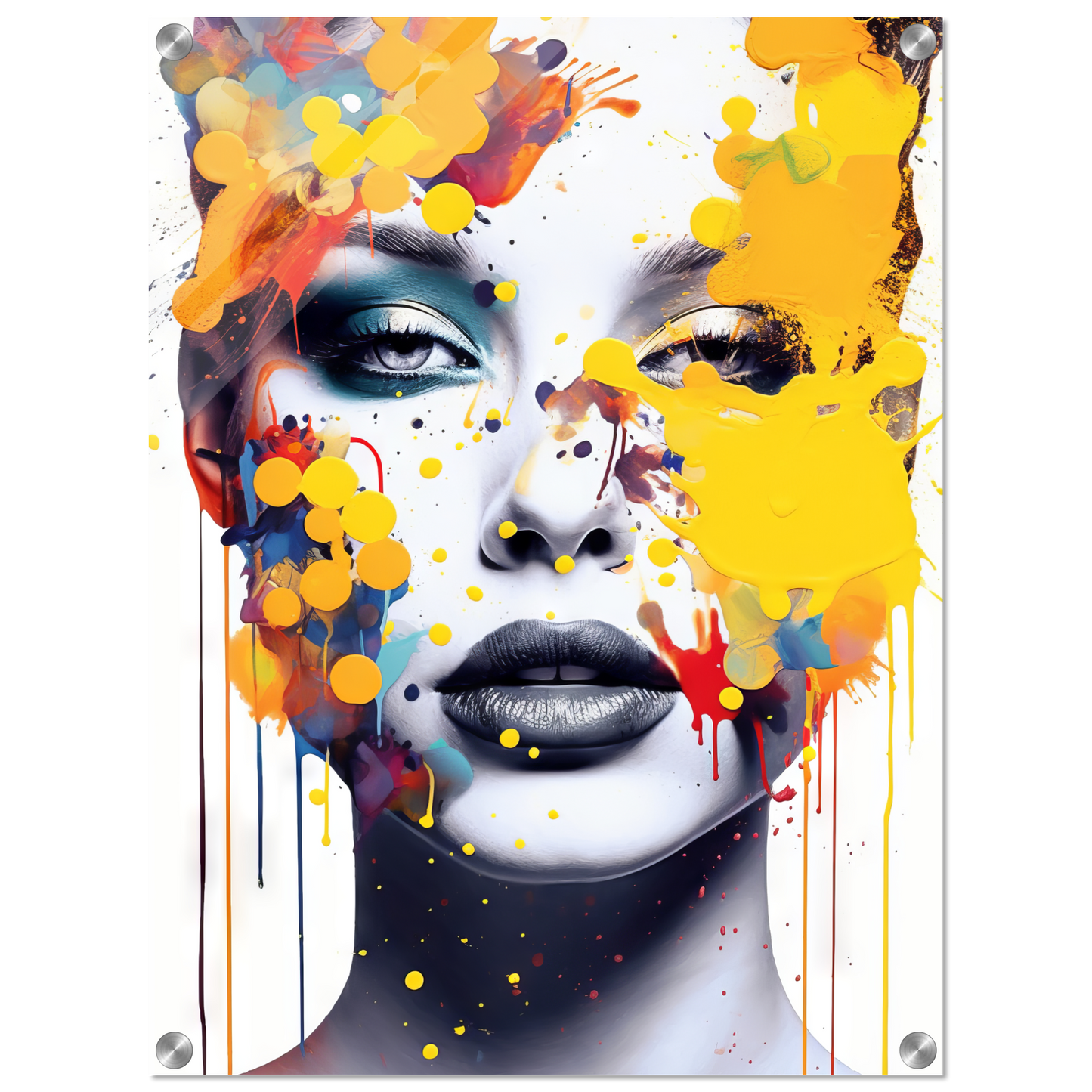Woman insects pop art (POP32)
