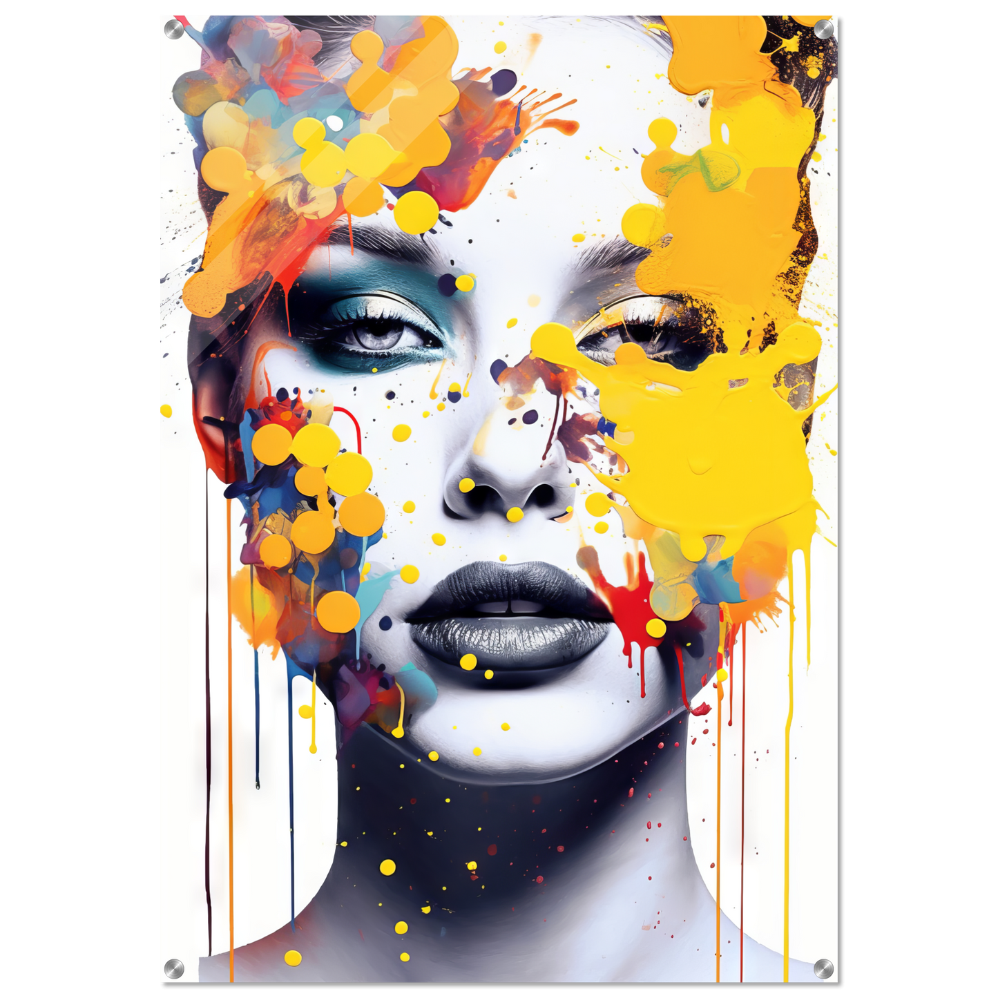 Woman insects pop art (POP32)