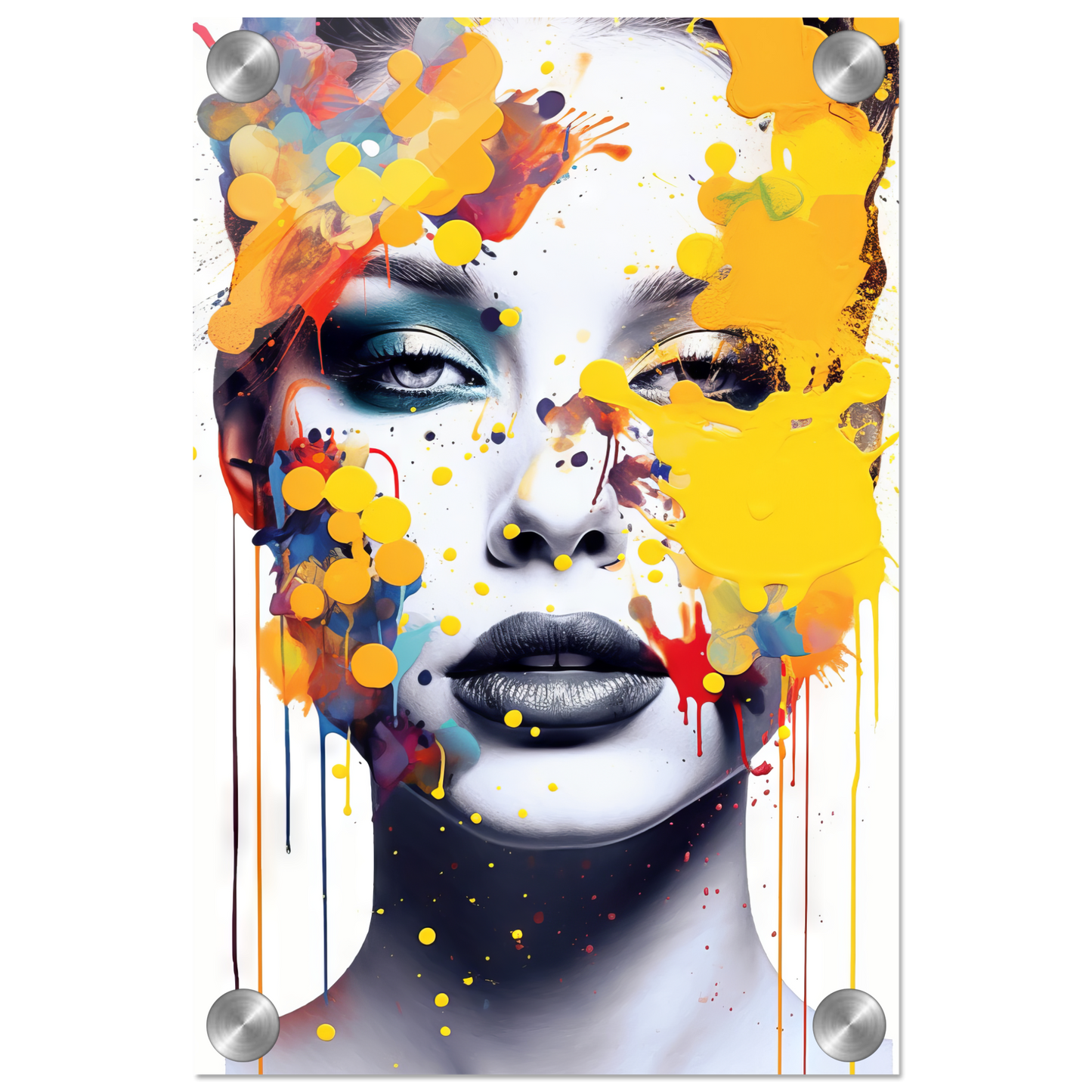 Woman insects pop art (POP32)