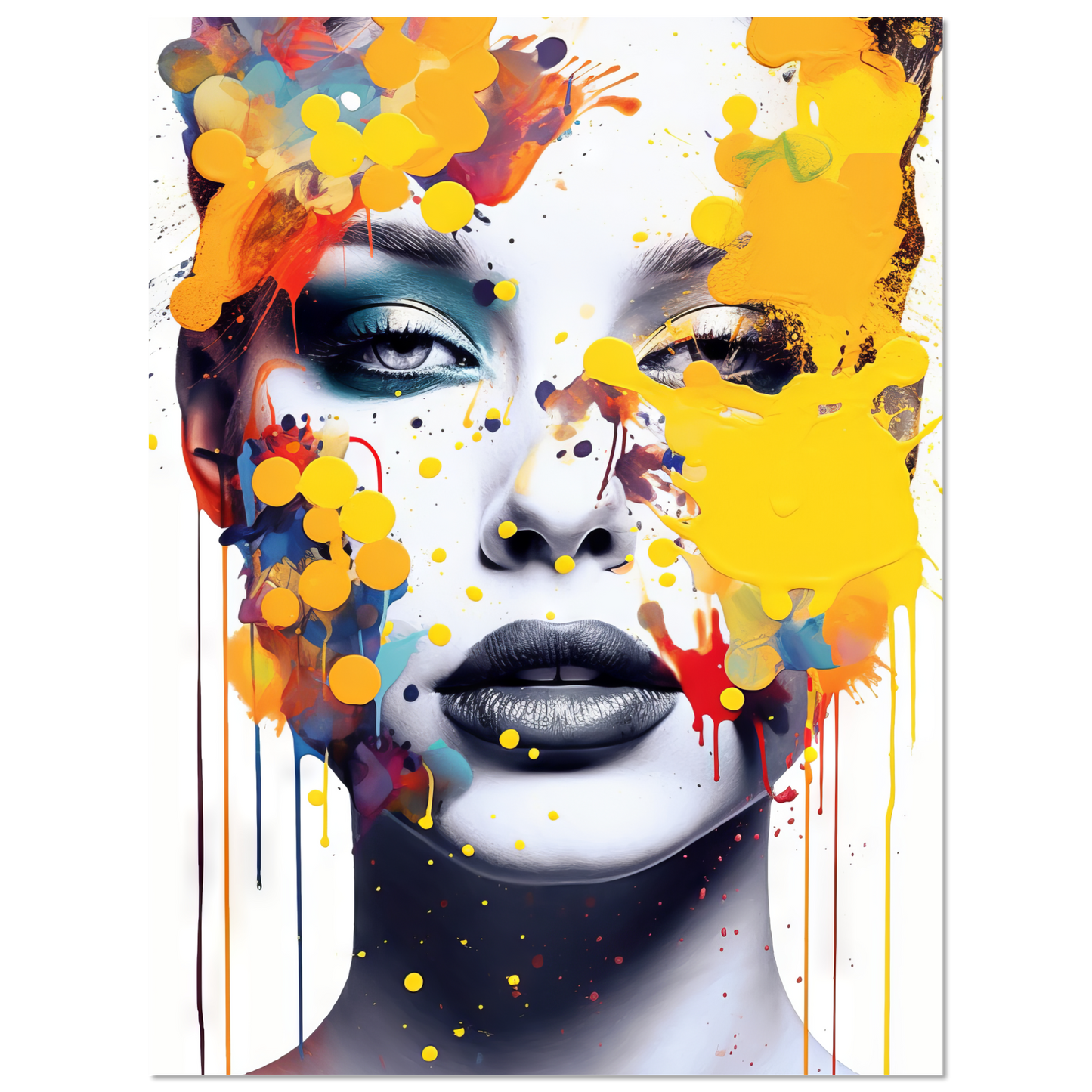 Woman insects pop art (POP32)