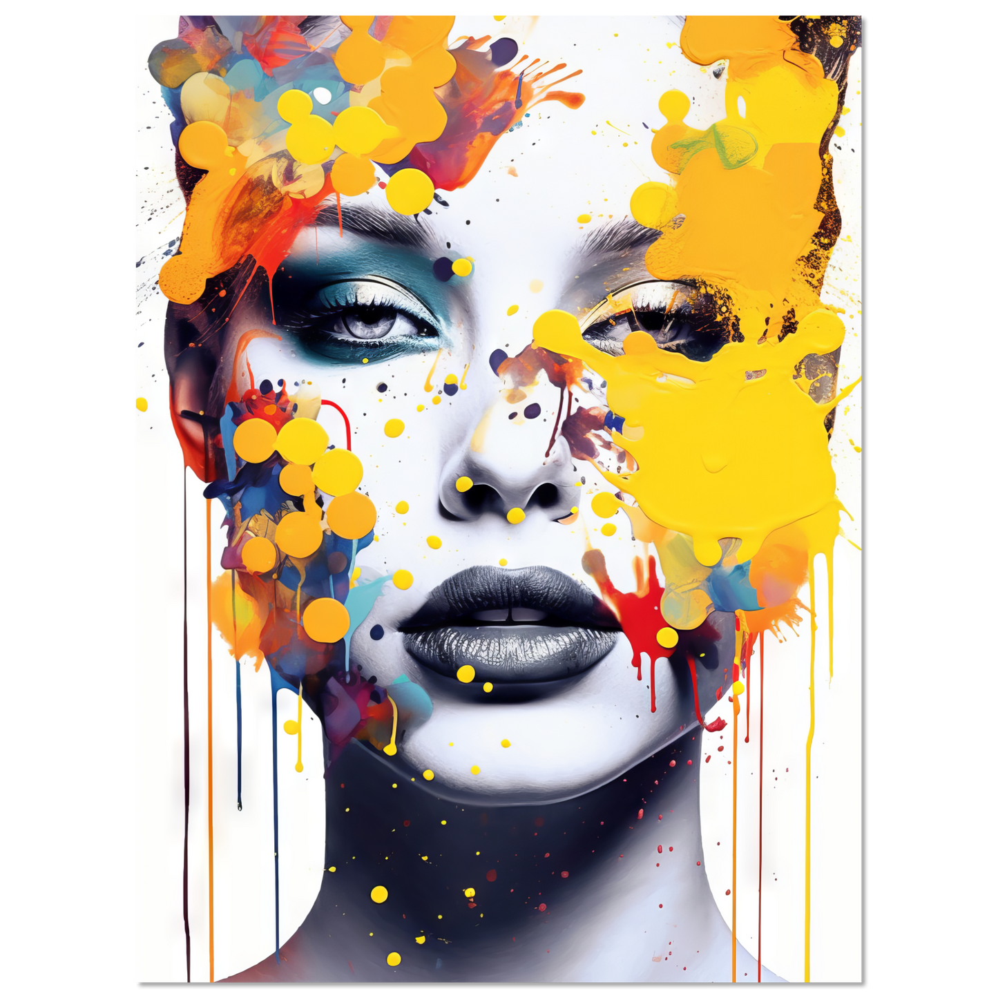 Woman insects pop art (POP32)