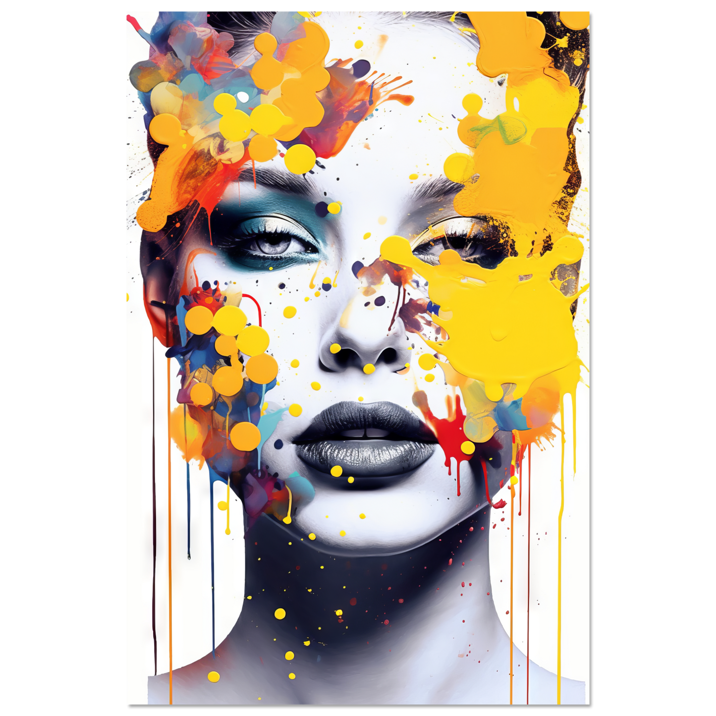 Woman insects pop art (POP32)