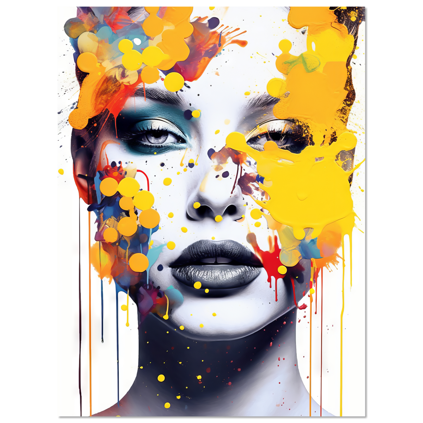Woman insects pop art (POP32)
