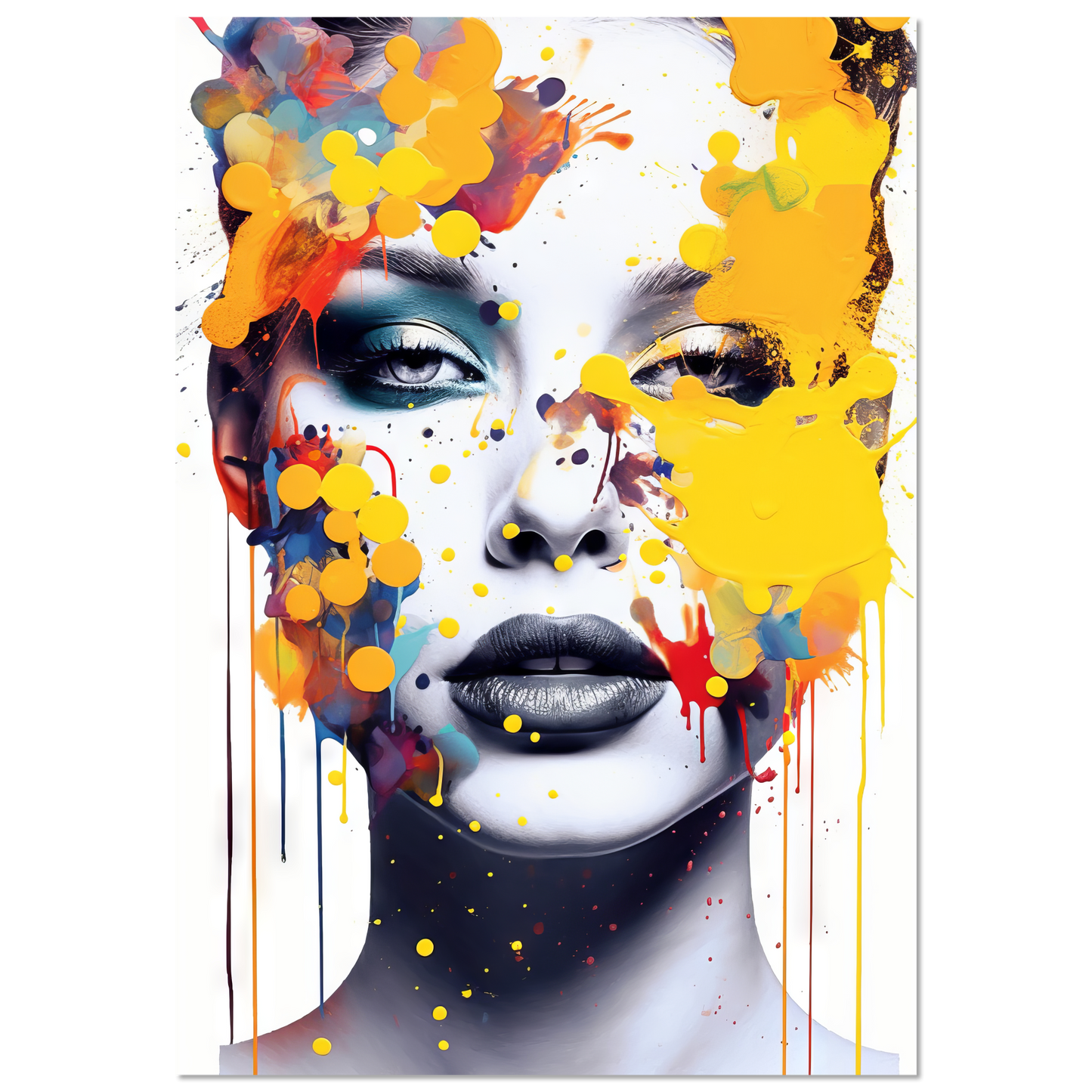 Woman insects pop art (POP32)