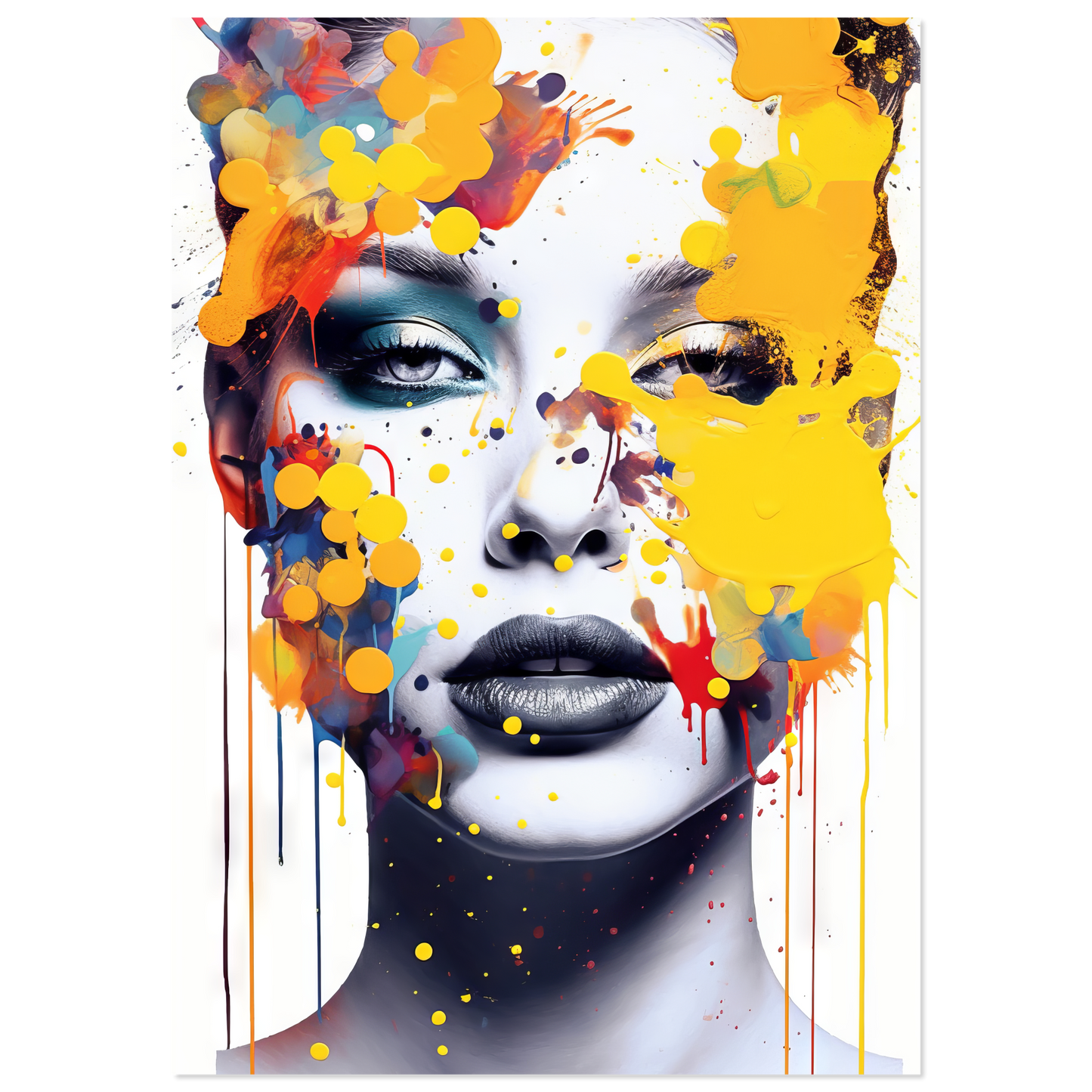 Woman insects pop art (POP32)