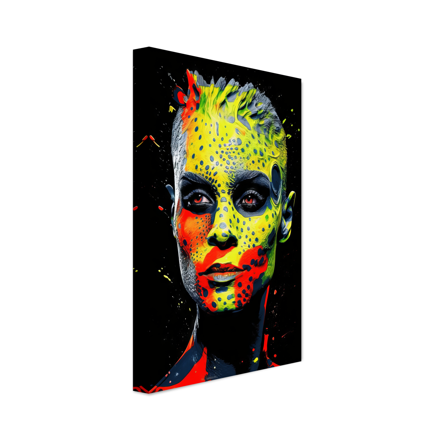 Woman shed snake pop art (POP37)