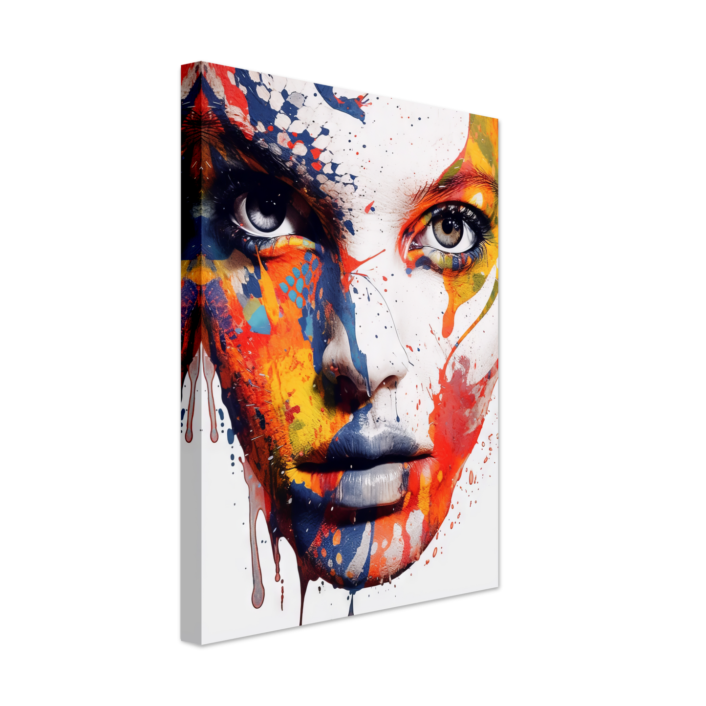 Woman shed snake pop art (POP38)