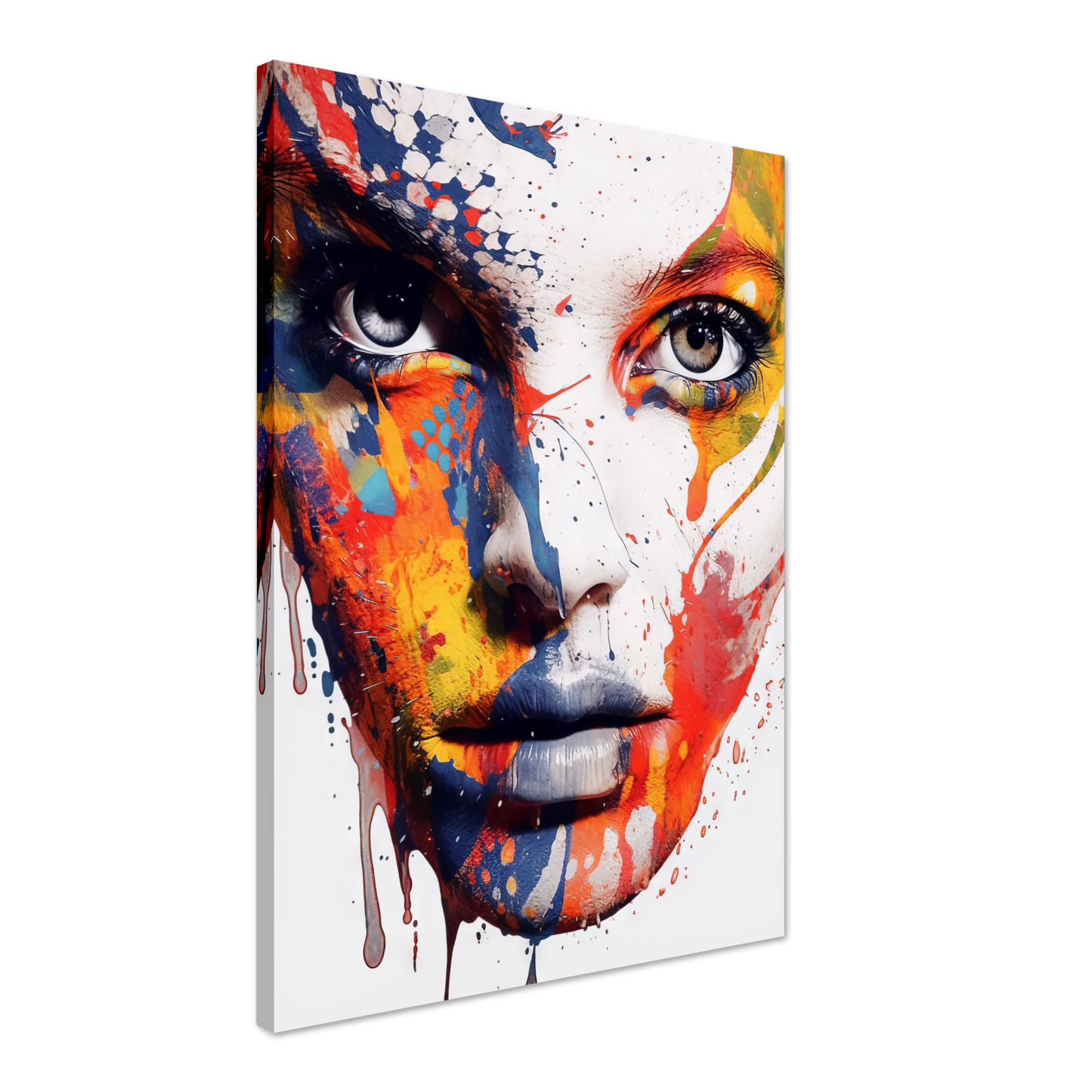 Woman shed snake pop art (POP38)