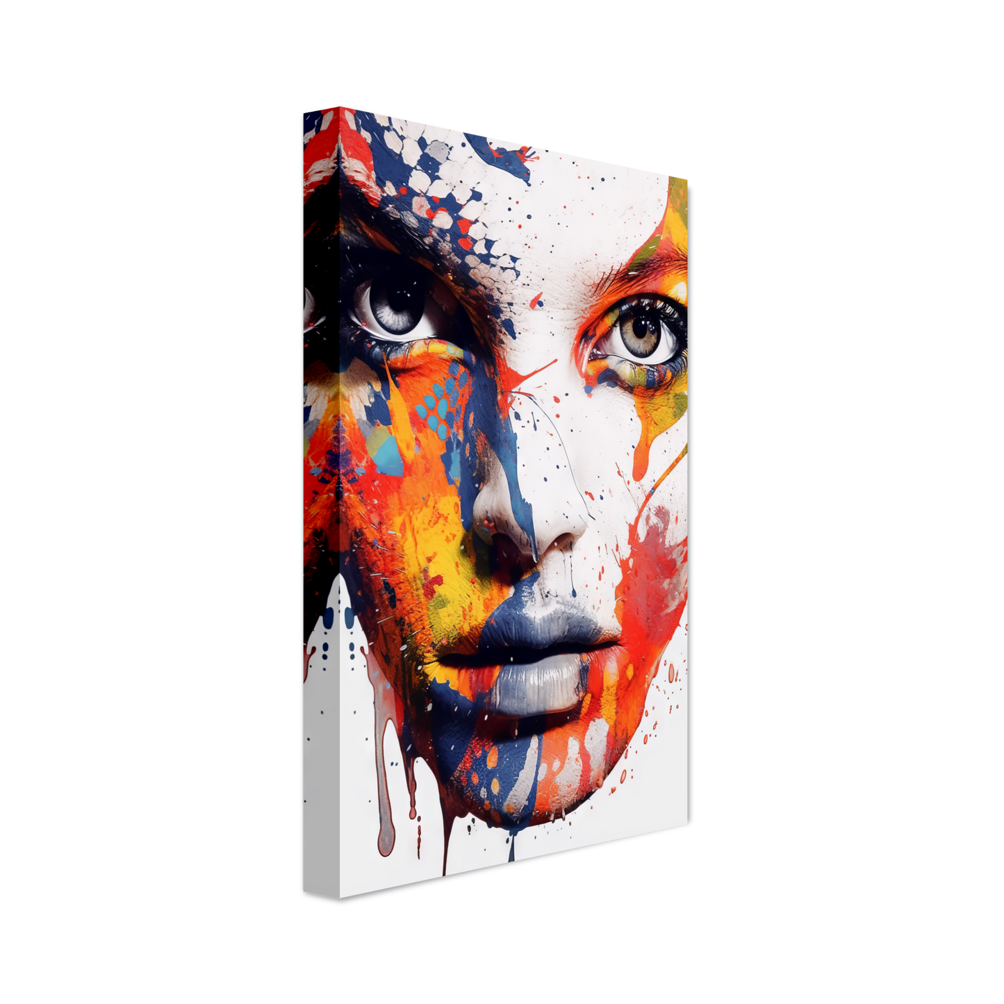 Woman shed snake pop art (POP38)