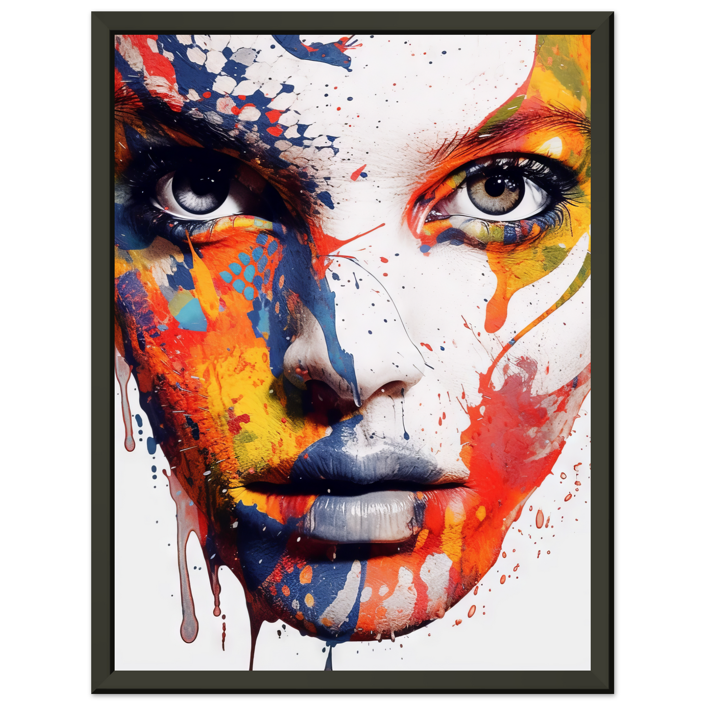 Woman shed snake pop art (POP38)