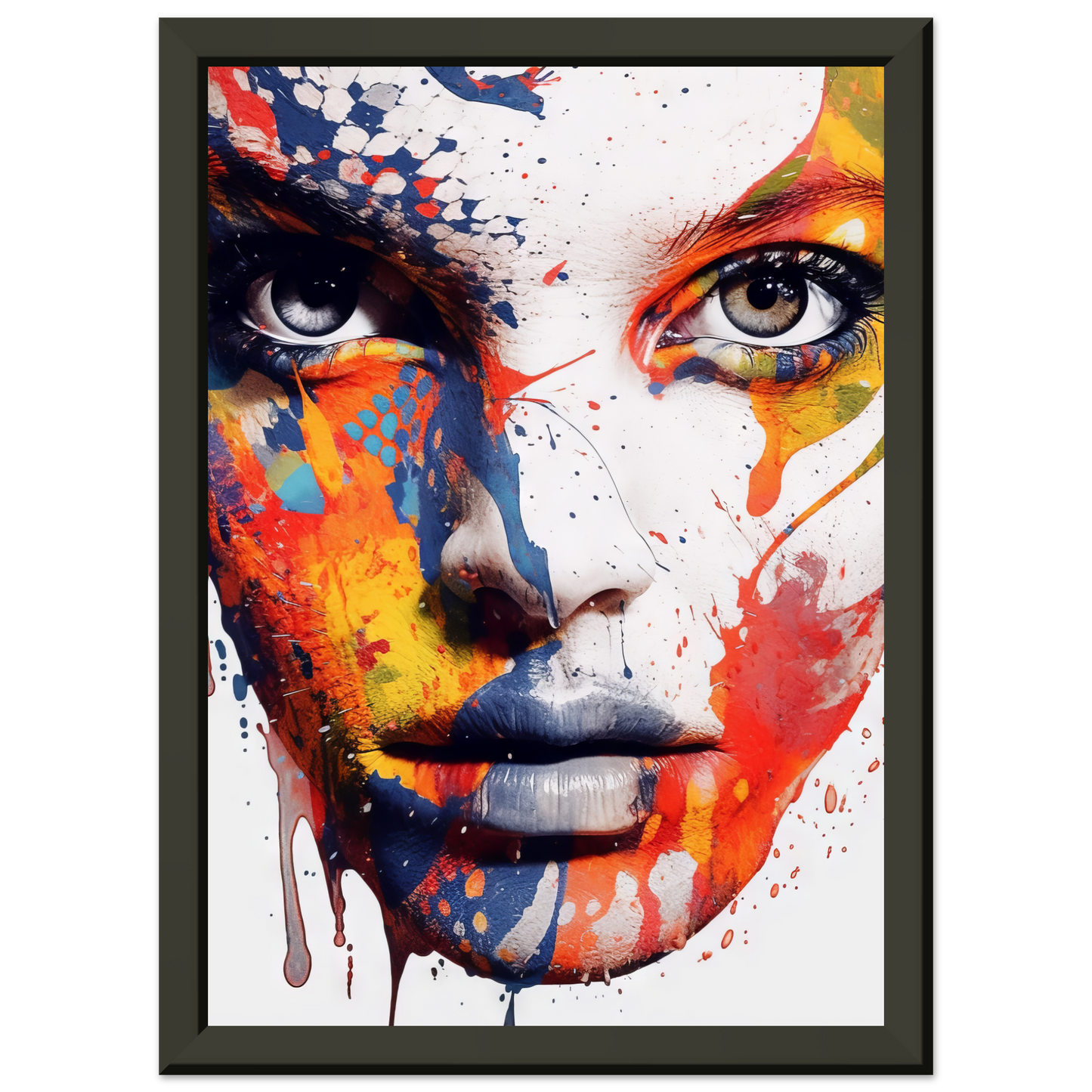 Woman shed snake pop art (POP38)
