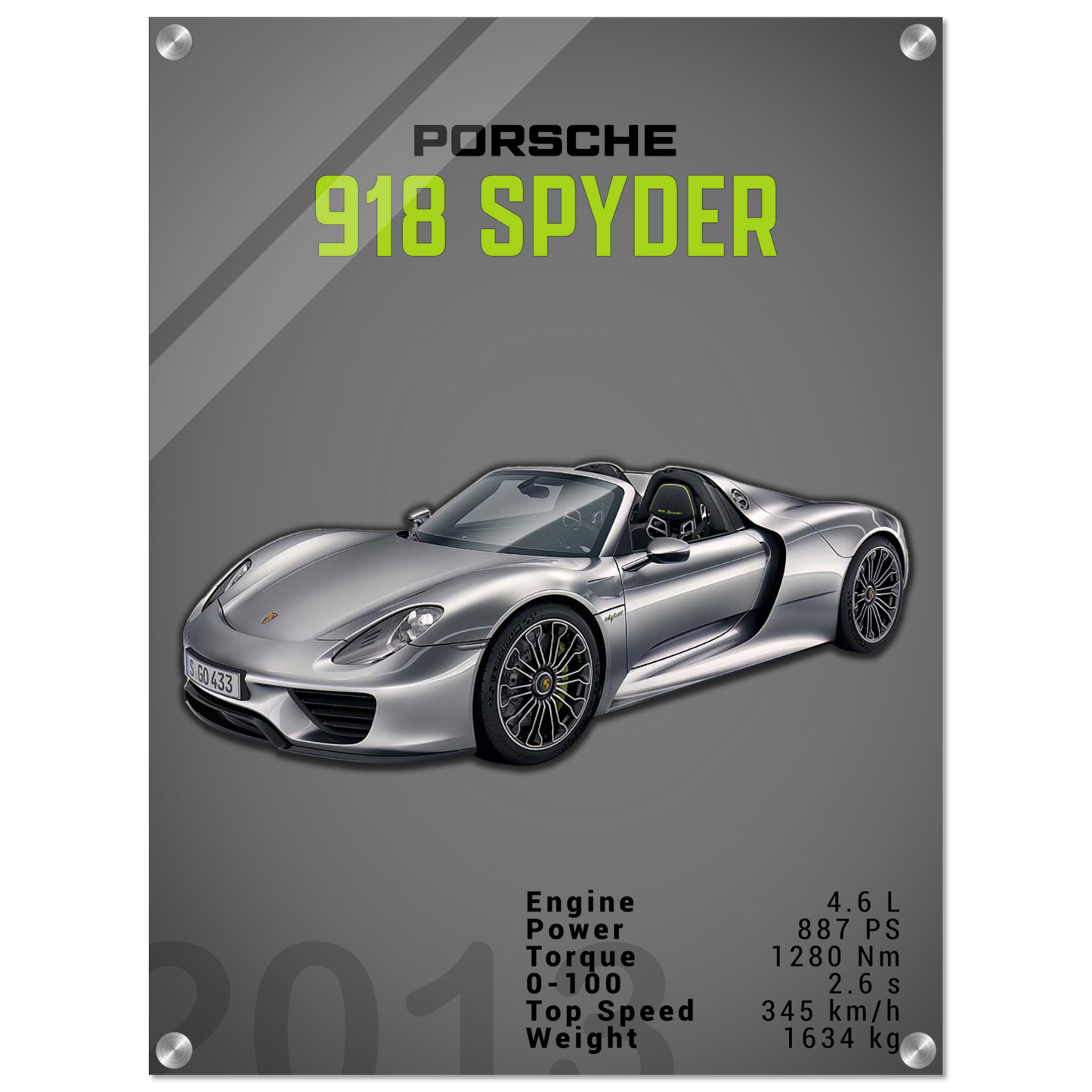 Porsche 918 Spyder (PORSCHE03D)
