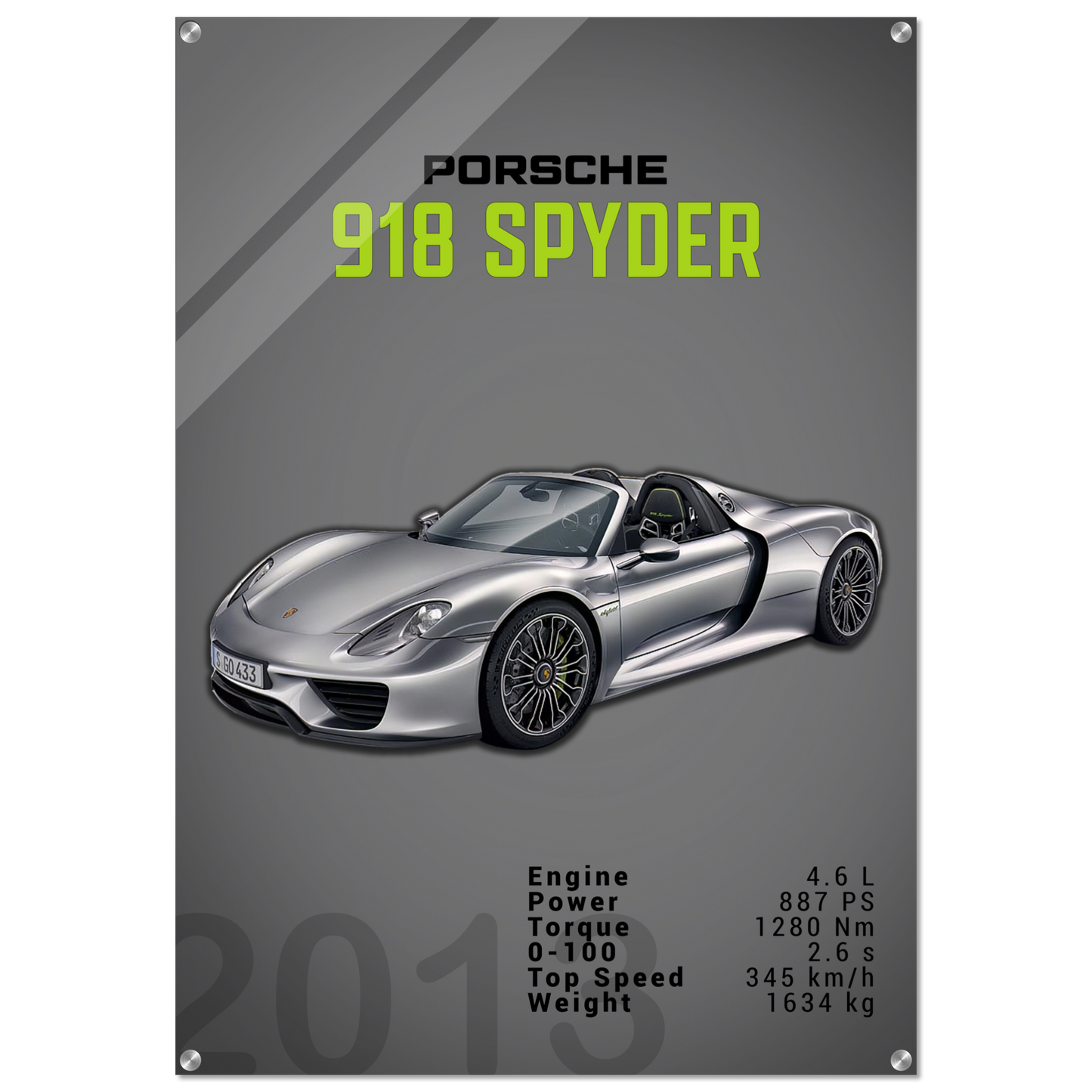 Porsche 918 Spyder (PORSCHE03D)