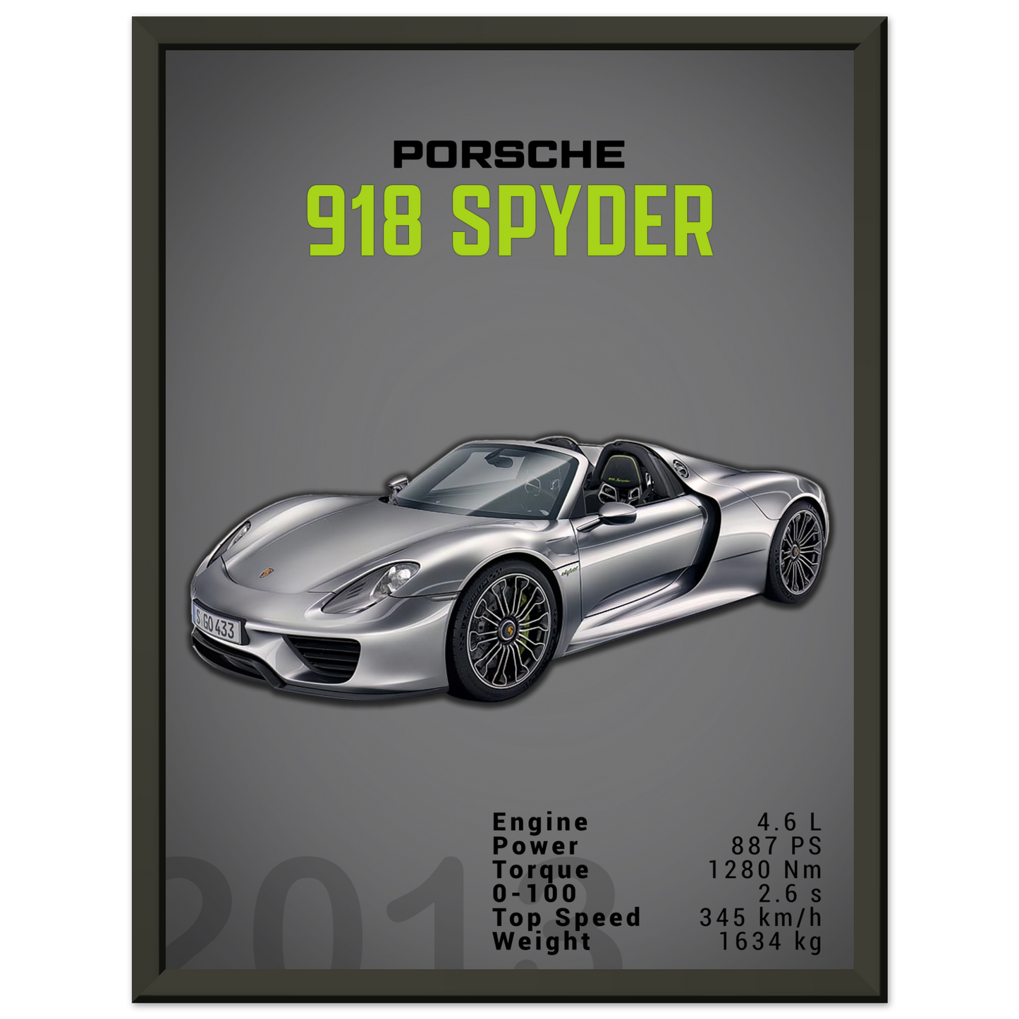 Porsche 918 Spyder (PORSCHE03D)