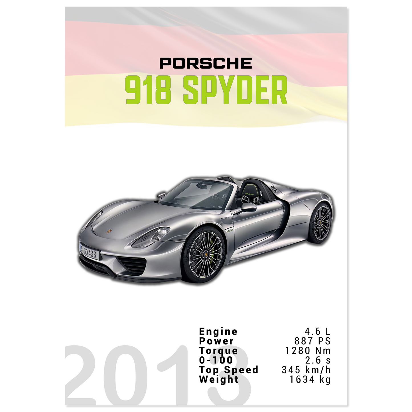 Porsche 918 Spyder (PORSCHE03)