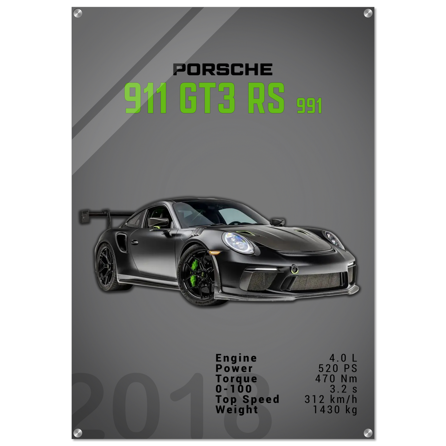 Porsche 991 (991) GT3 RS (PORSCHE07D)