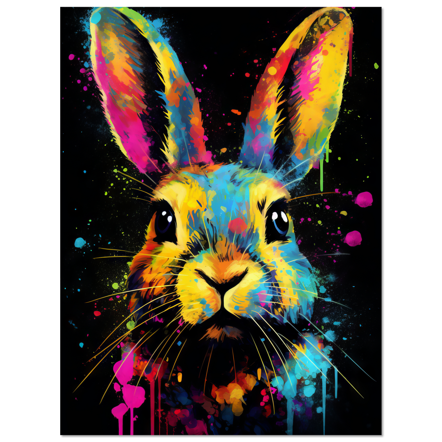Bunny / Rabbit Pop Art (RABBIT02)