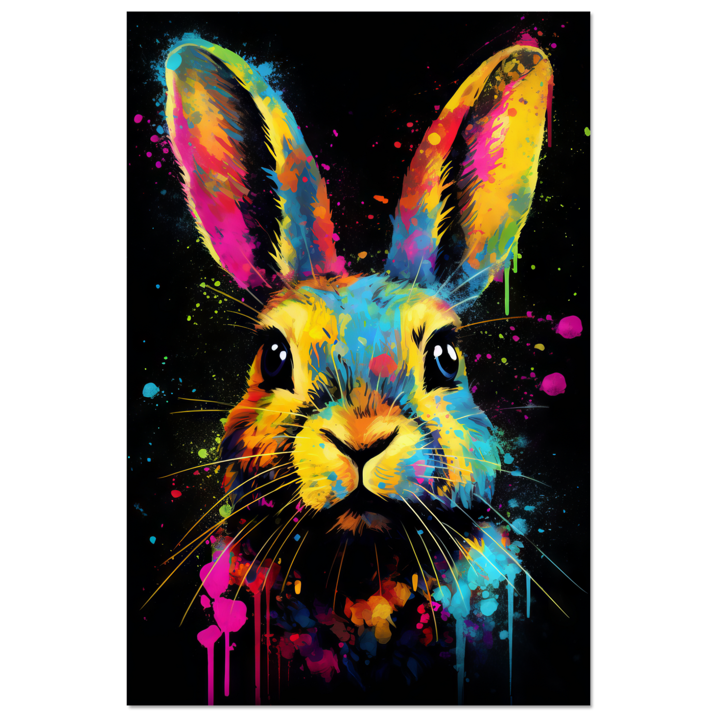 Bunny / Rabbit Pop Art (RABBIT02)